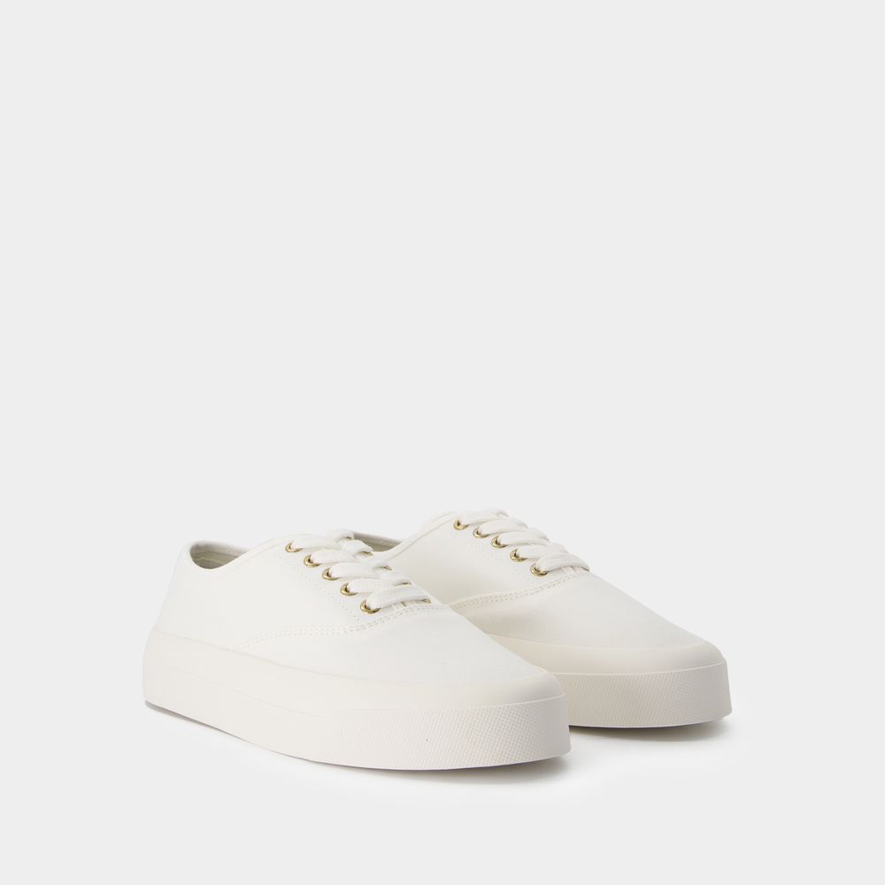 Maison Kitsune Sneakers med snörning Bomull dam – bild 3