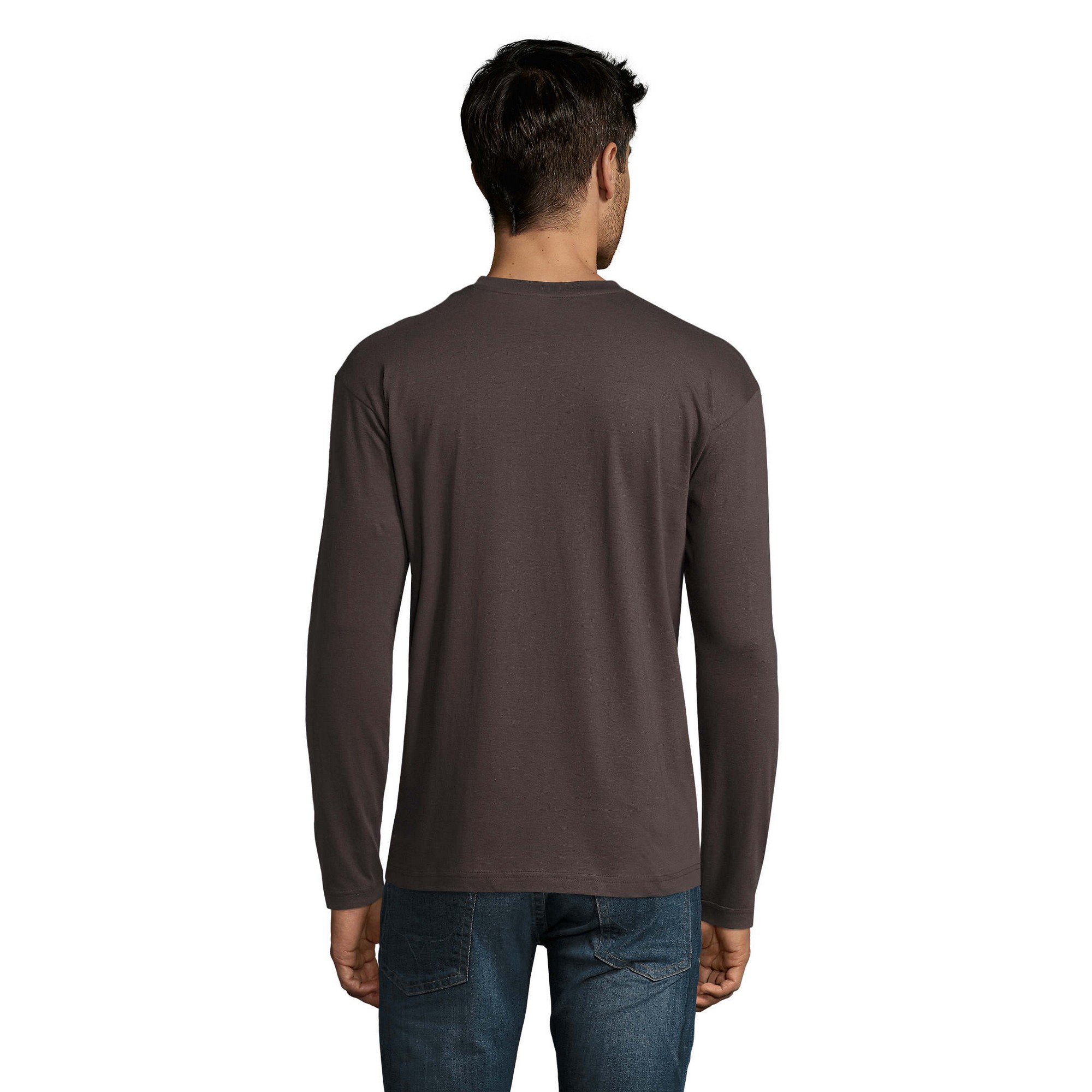 SOLS (Mörkgrå Solid) t-shirts herr – bild 2