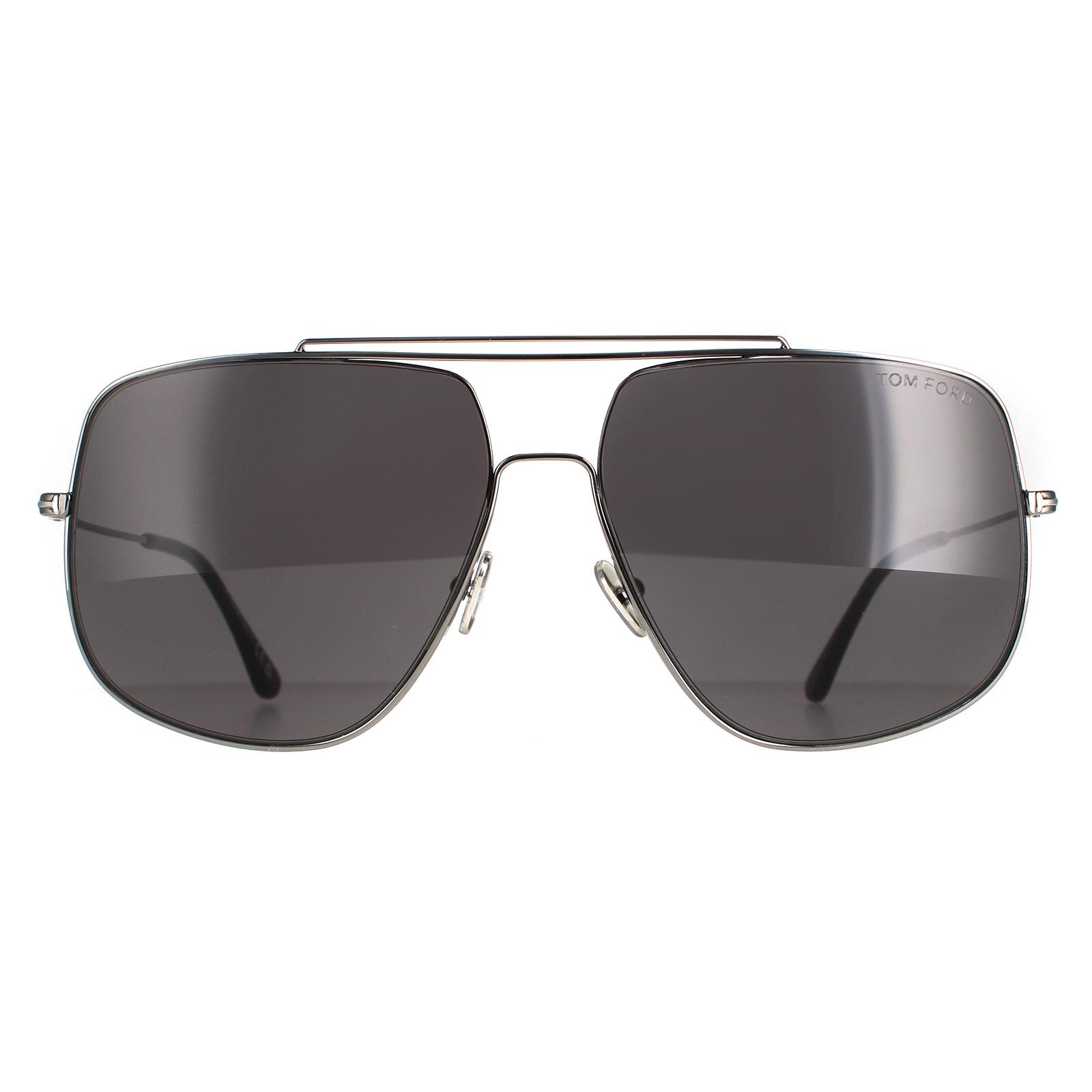 Thumbnail - Tom Ford Aviator Mens Ruthenium Grey FT0927 Liam Sunglasses