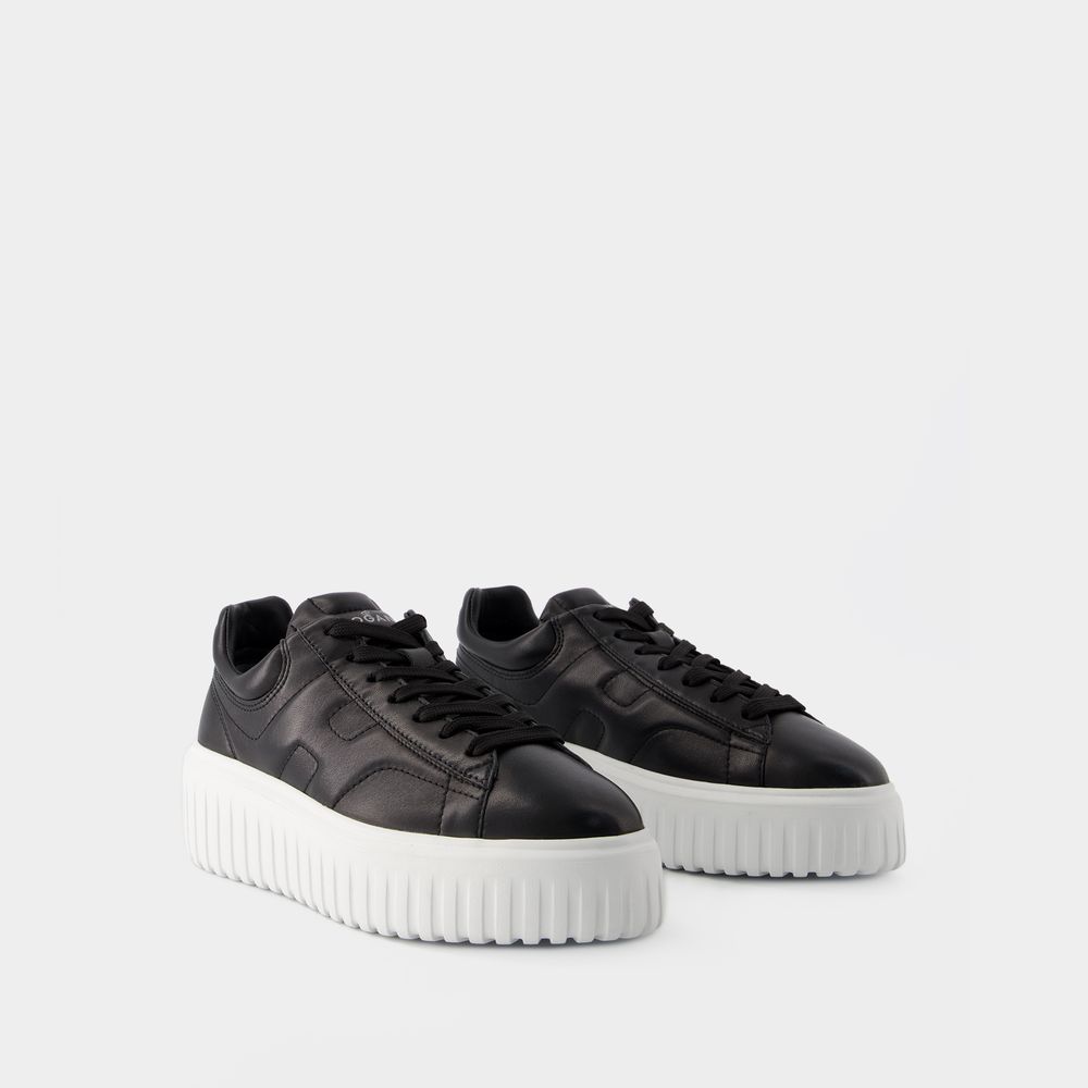 Hogan H-Ränder Allacciato Sneakers Läder dam – bild 2