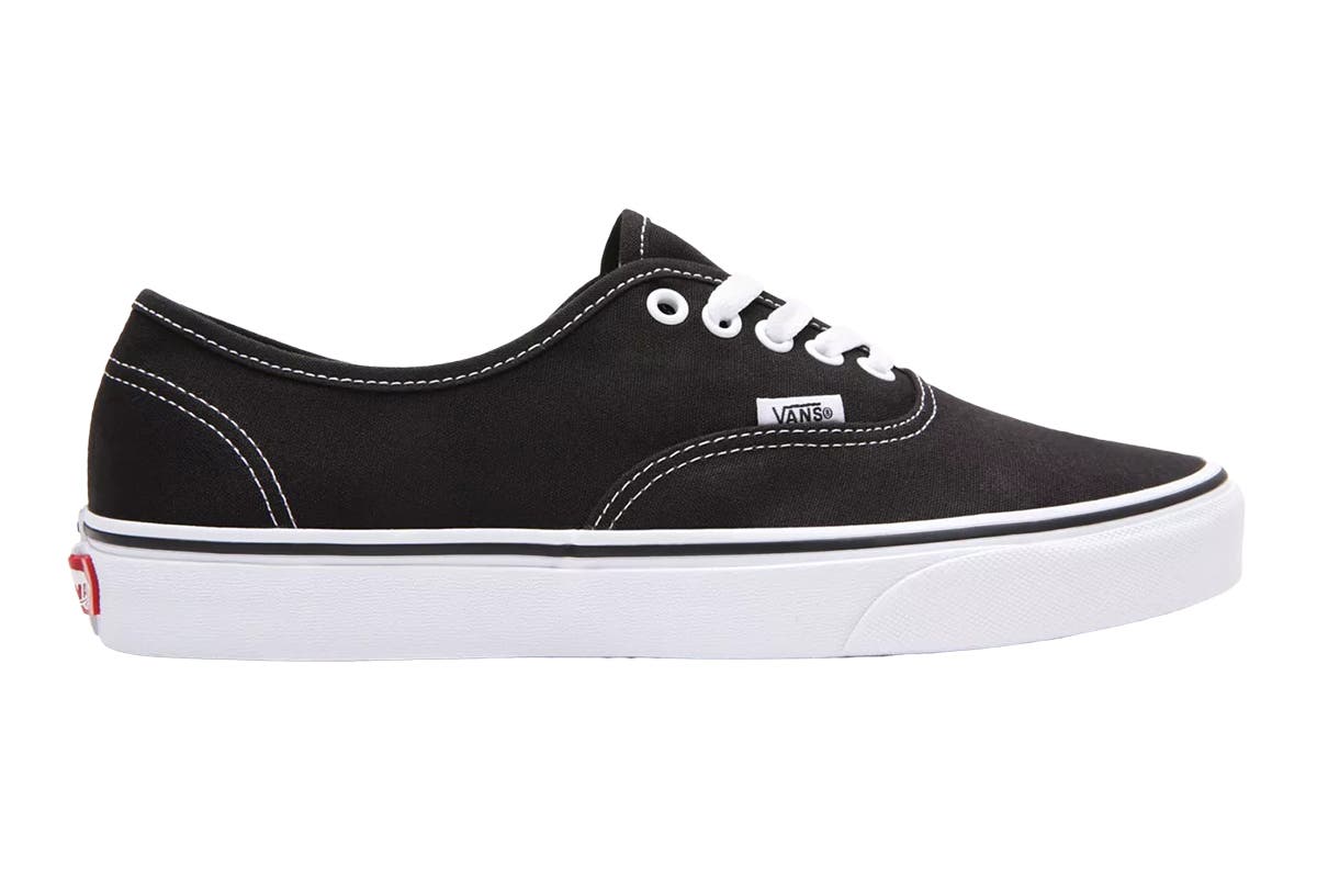 Thumbnail - Herren Damen Vans Authentic Canvas Sneaker - (Schwarz / Weiß)