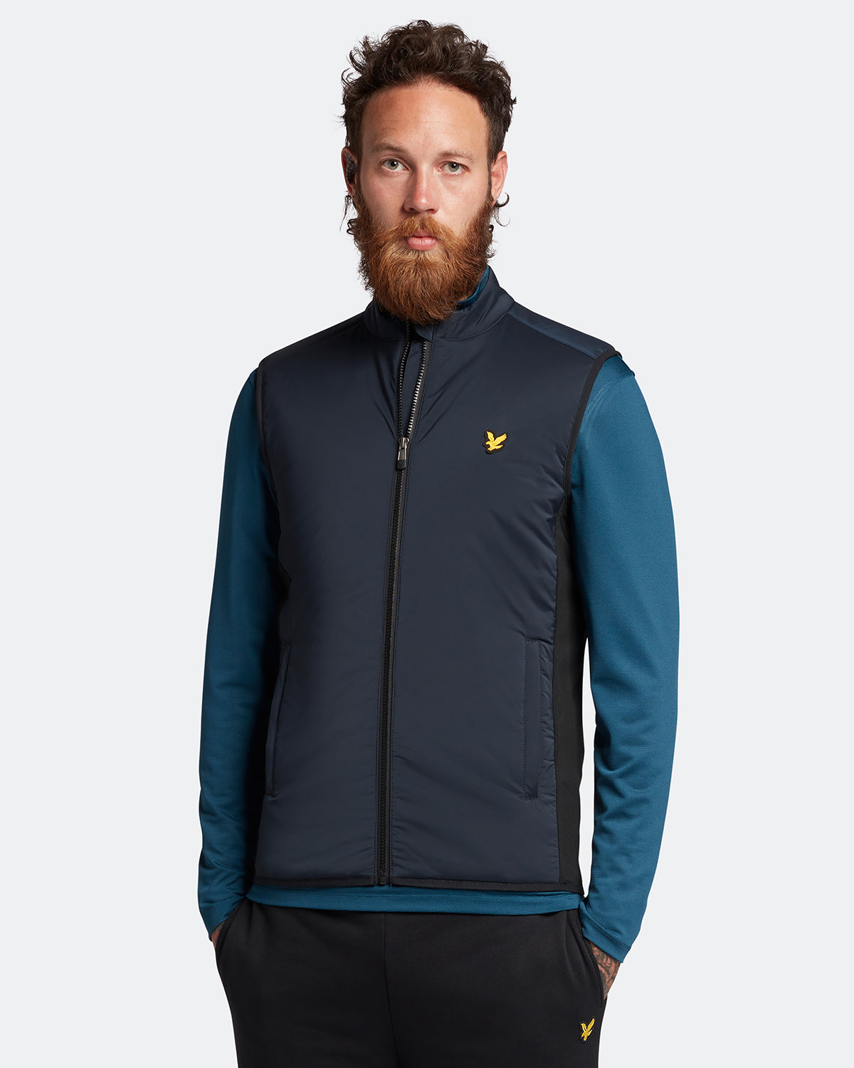 Thumbnail - Lyle & Scott Golf Gilet in Marine