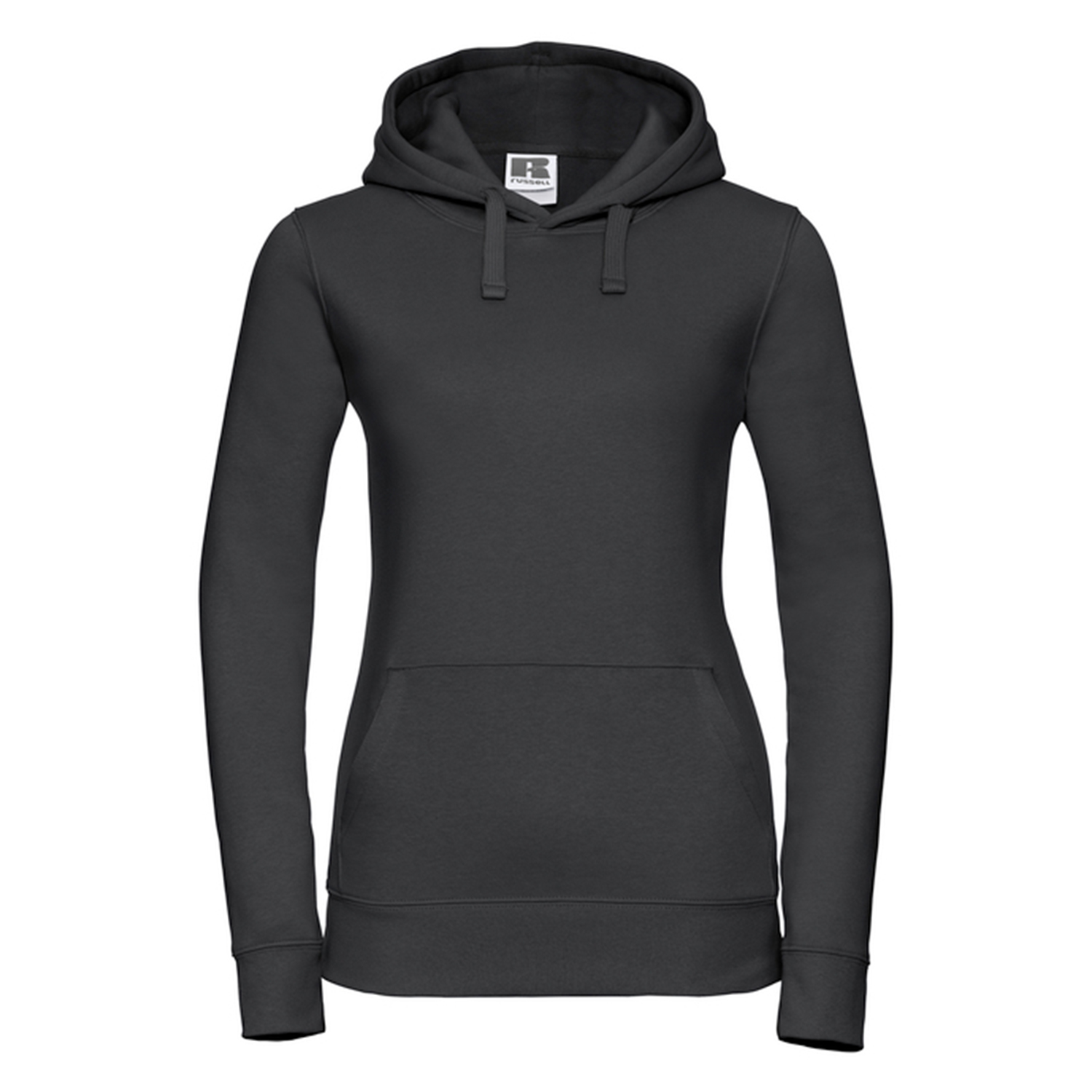Russell Kvinnor/Damer Authentic Hoodie (Svart)