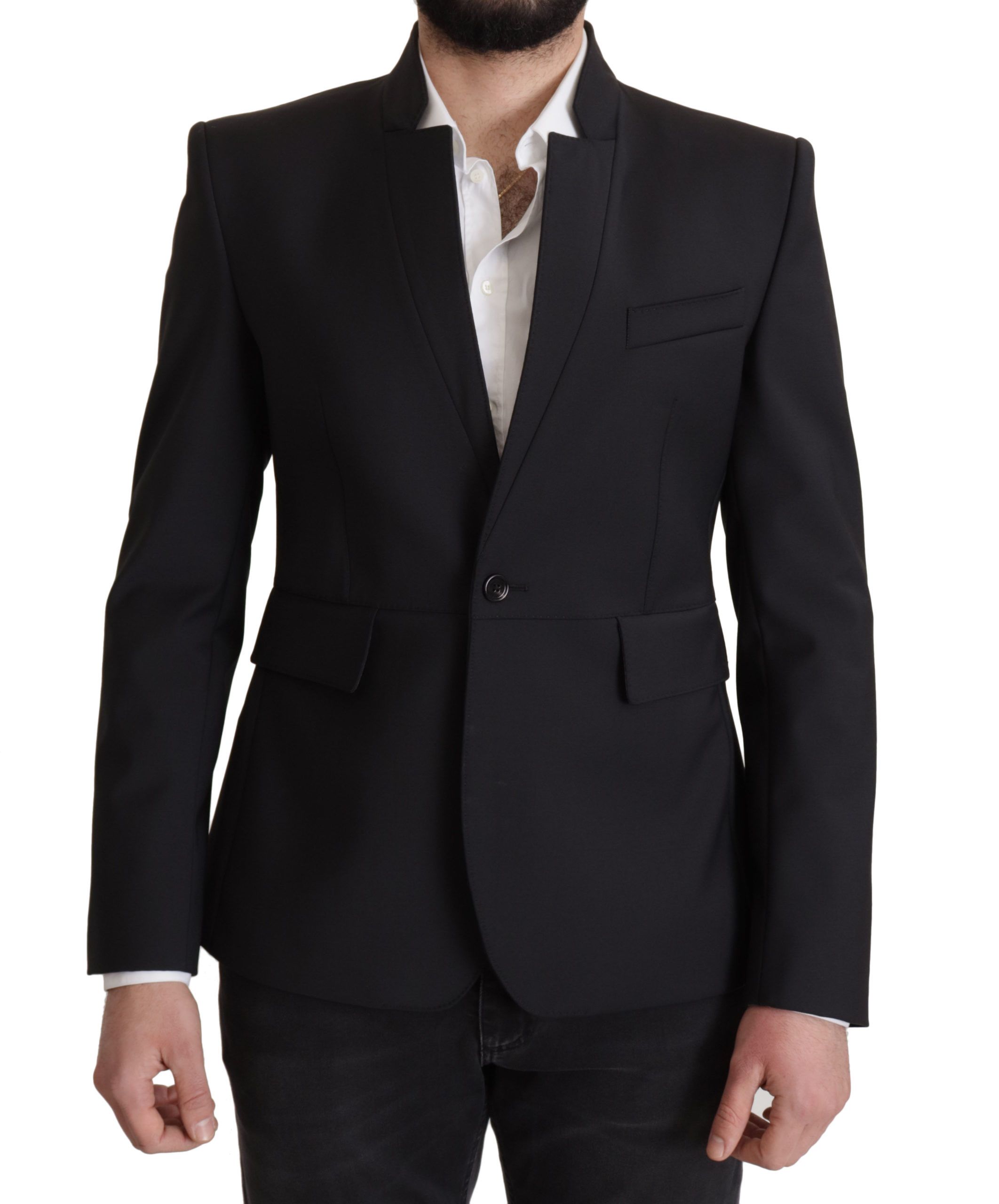 Dolce & Gabbana Schwarzer Woll-Sakko für Herren