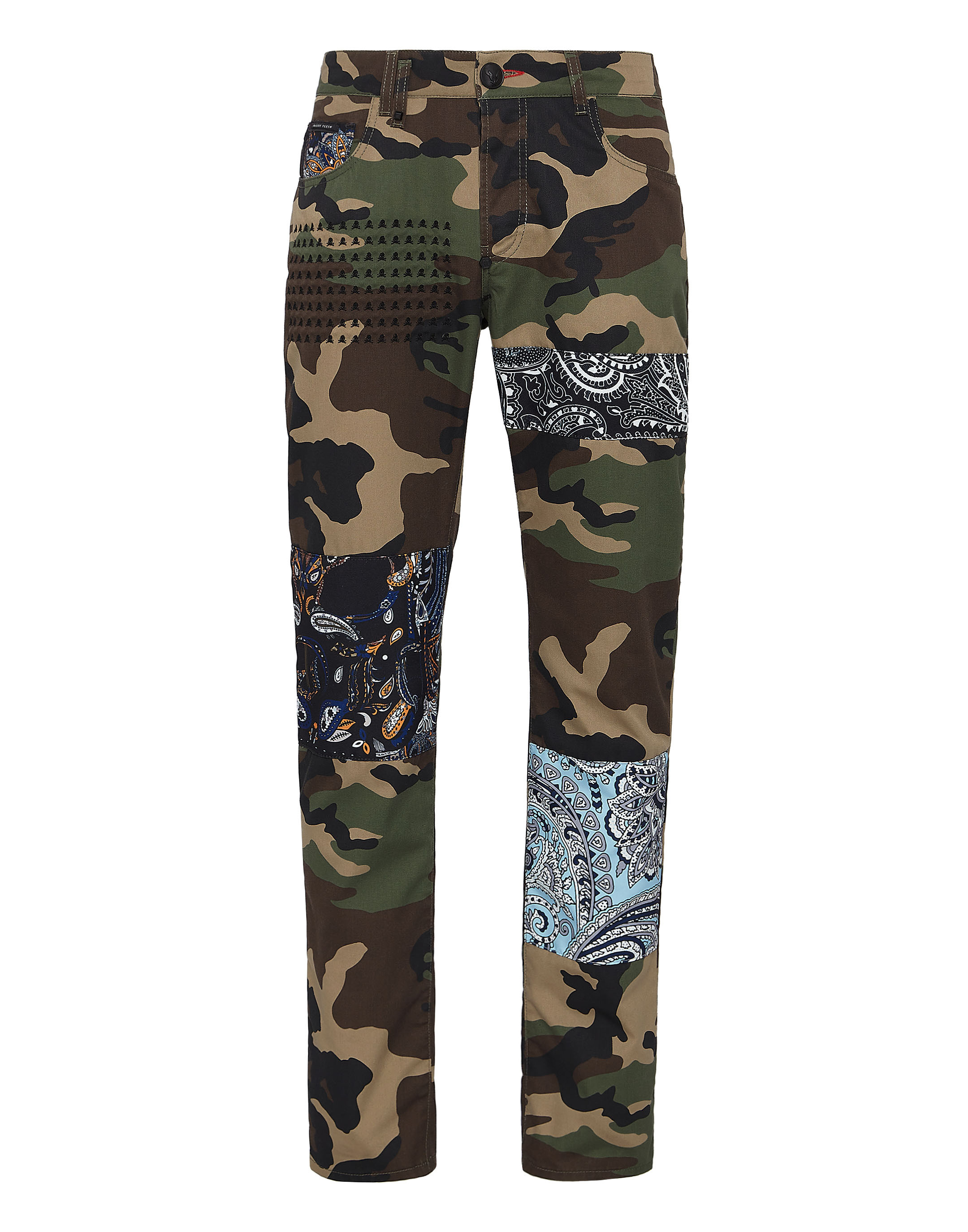 Philipp Plein Jeans Rak Skärning Paisley herr – bild 2