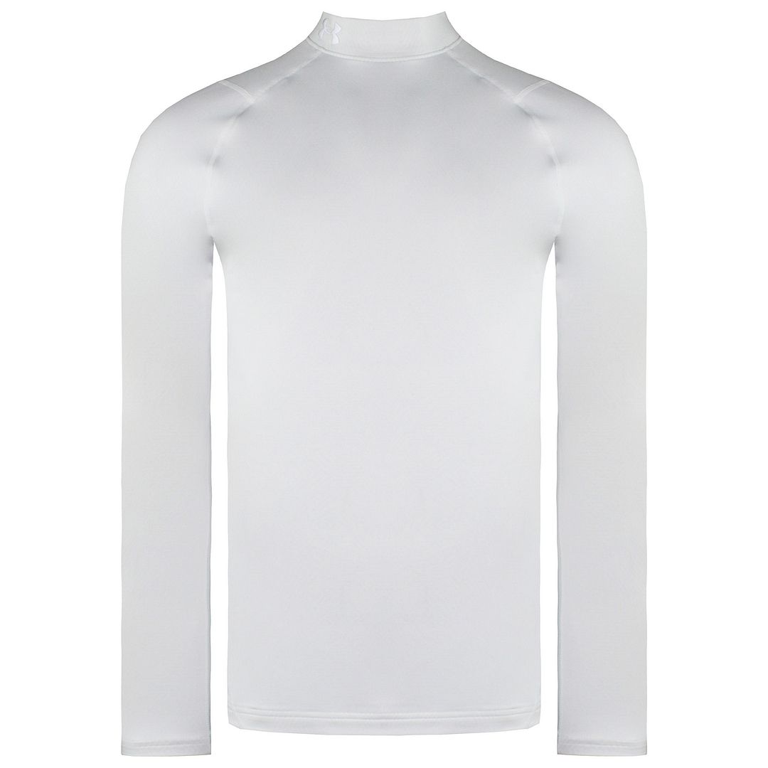 Thumbnail - Under Armour Coldgear White Herren Infrarot ausgestattet Golf Mock Baselayer 1366269 100