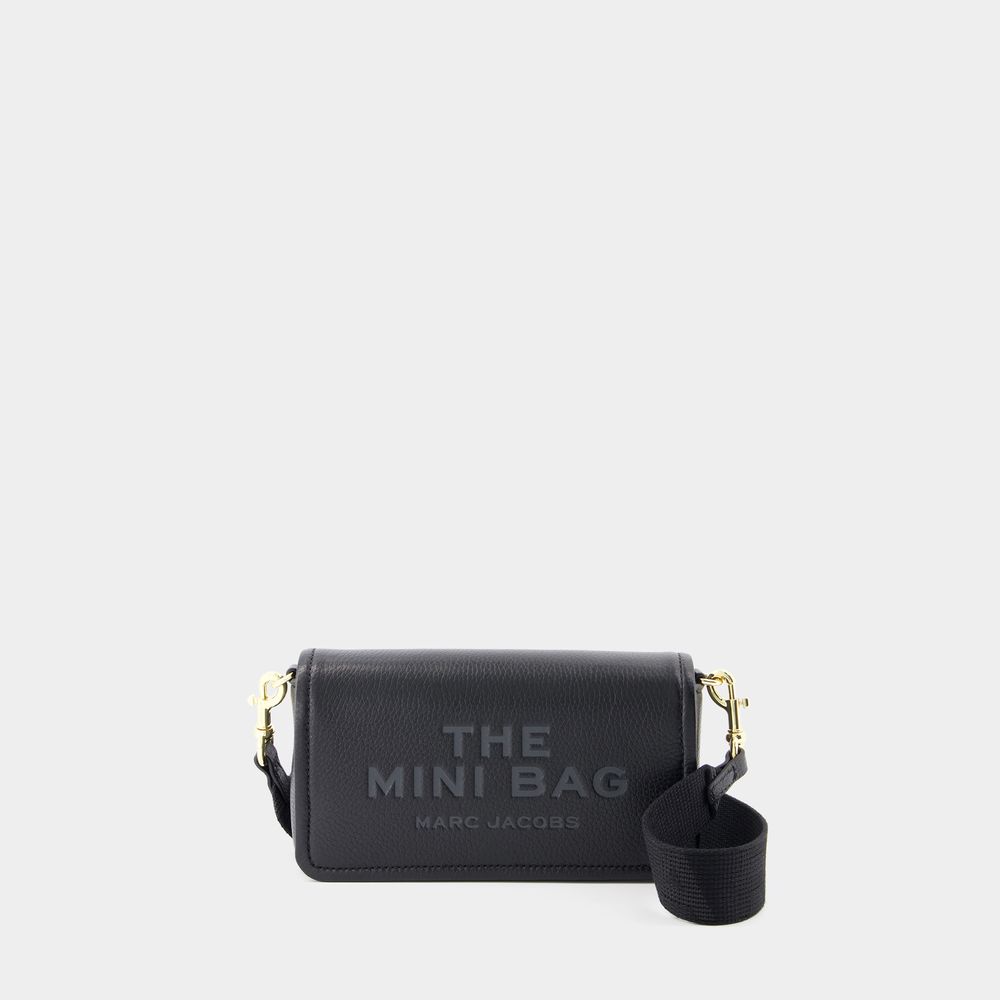 Thumbnail - Sac À Bandoulière The Mini Crossbody - Marc Jacobs - Cuir - Noir