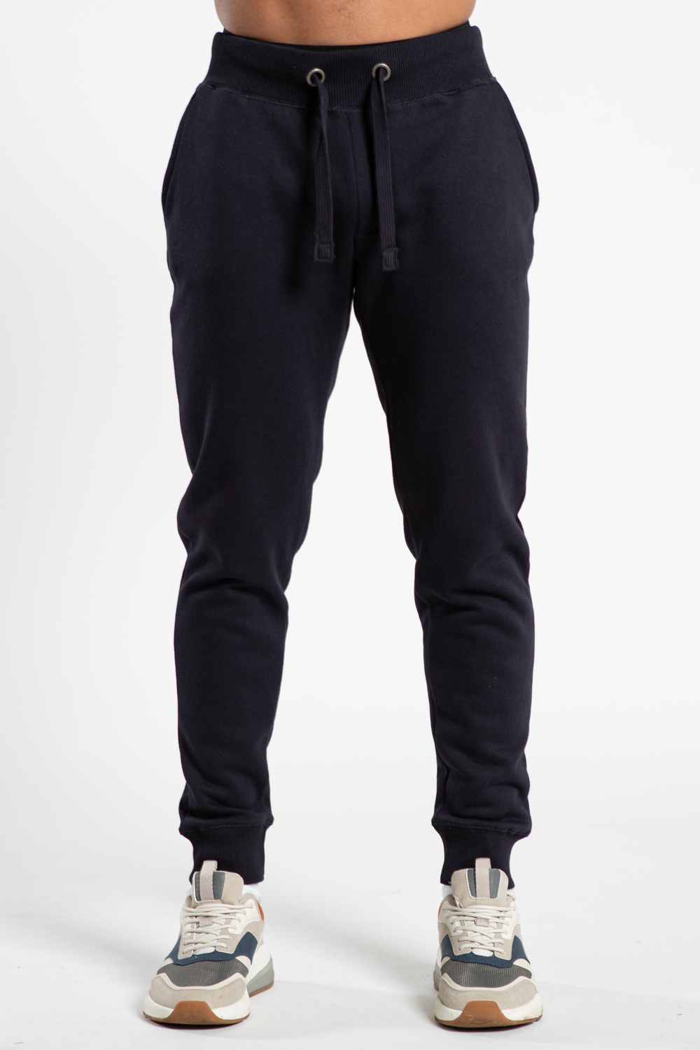 French Connection Mens Navy Cotton Blend Joggers - Size X-Large