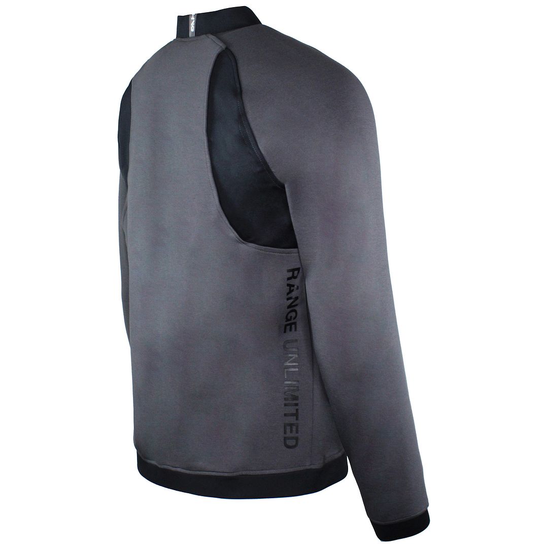 UNDER ARMOUR Storm Långärmad Krage Mörkgrå Bomberjacka för herrar 1356956 010 – bild 2