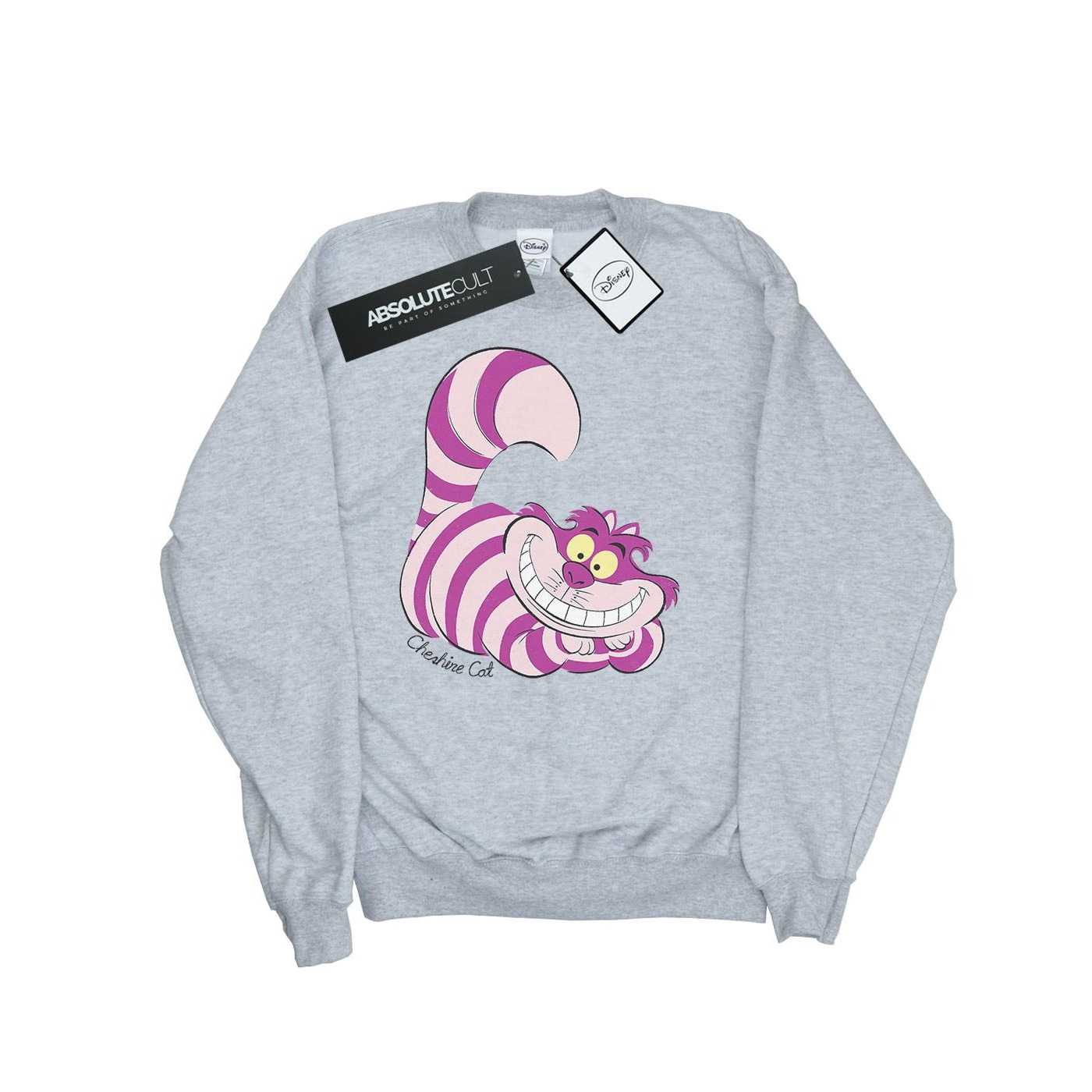 Thumbnail - Disney - "Alice In Wonderland Cheshire Cat" Sweatshirt für Herren (Grau)