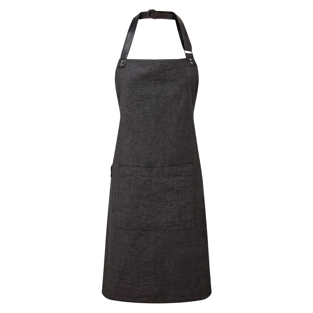 Thumbnail - Premier Adults Unisex Annex Bib Apron (Schwarz)