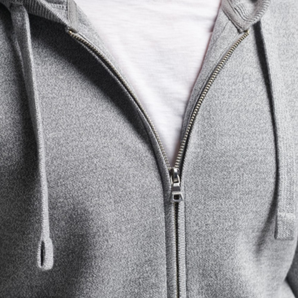 Superdry Essential ekologisk bomulls dragkedja med huva zip hoodies herr – bild 2