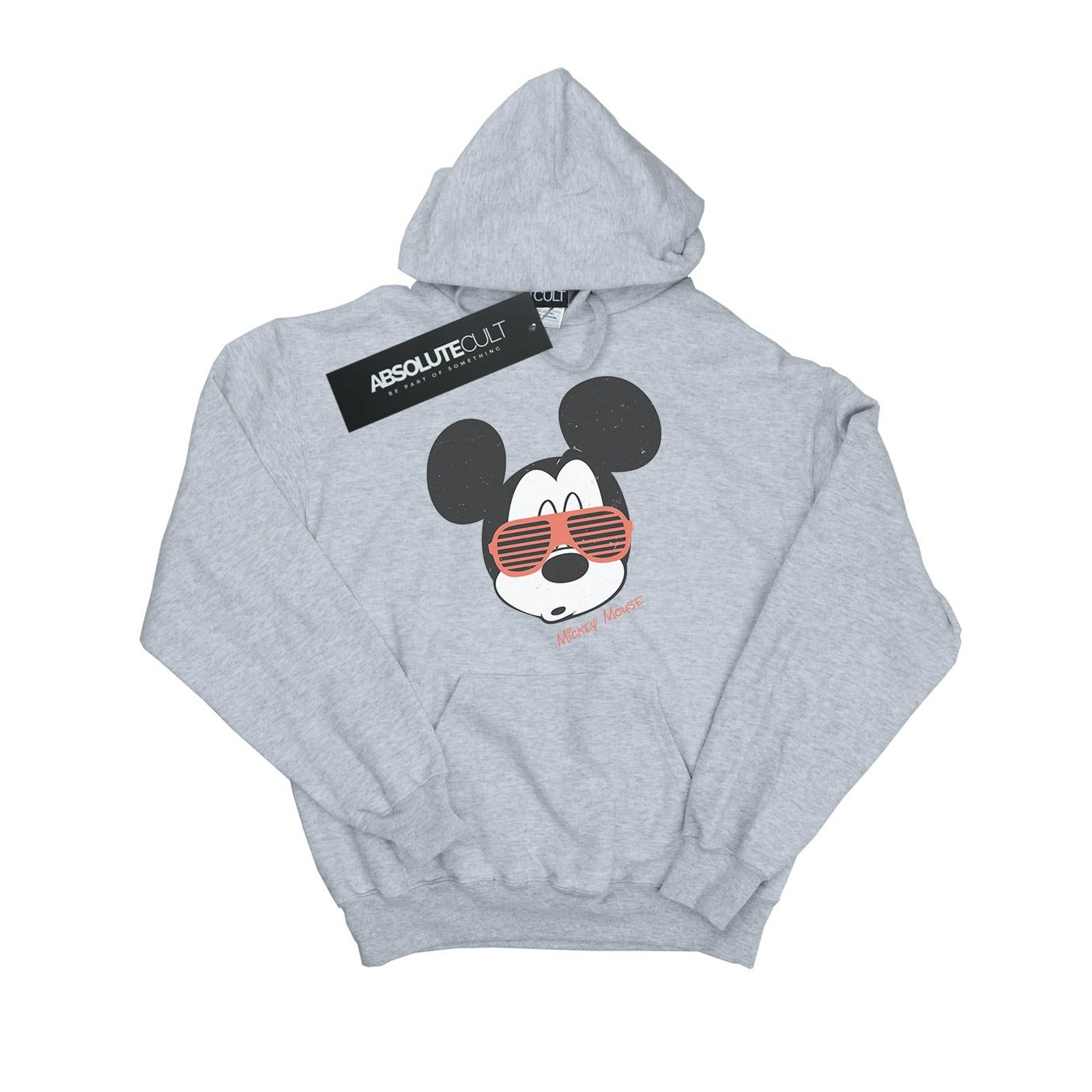 Thumbnail - Disney - "Mickey Mouse Sunglasses" Kapuzenpullover für Damen (Grau)