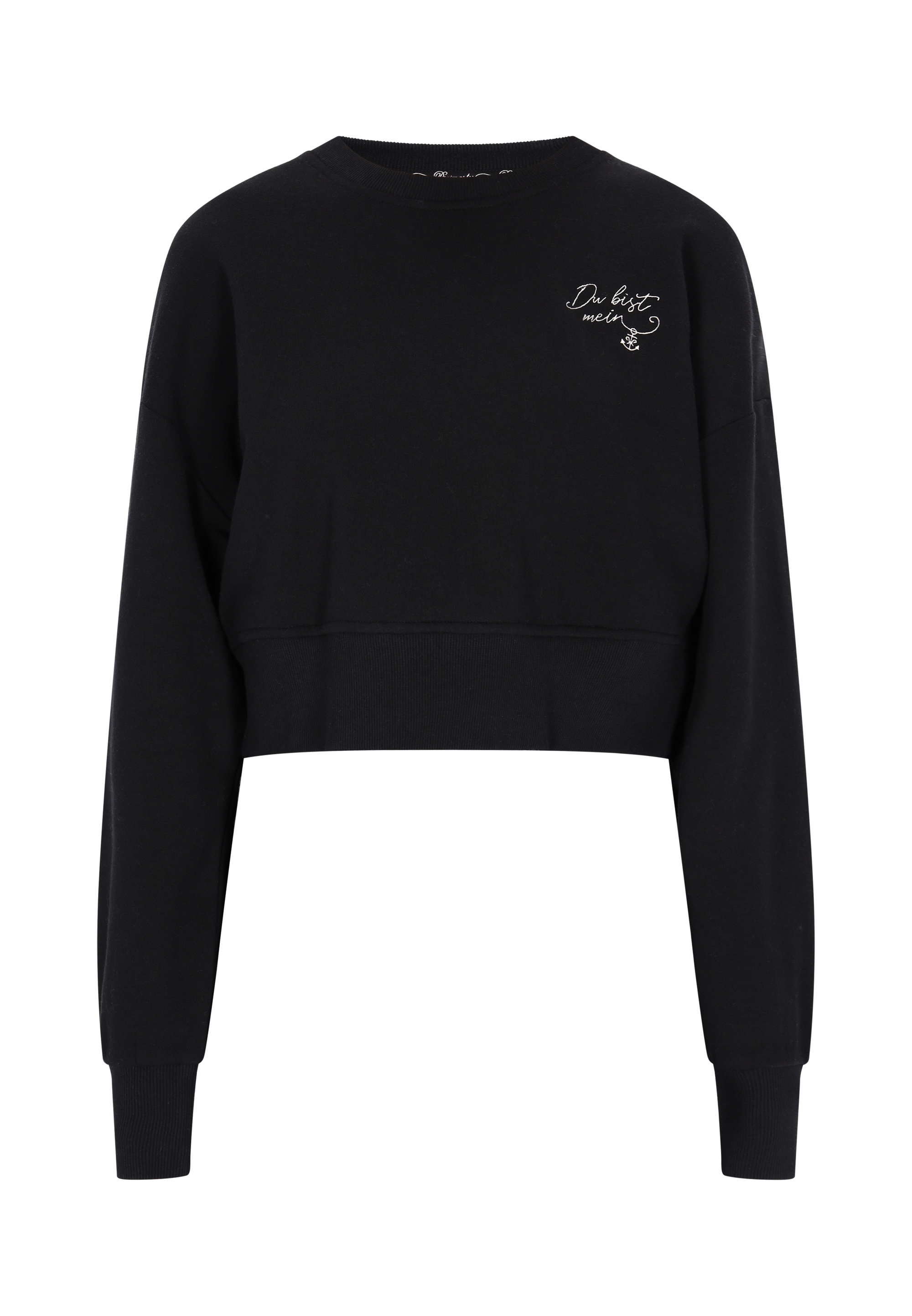 Dreimaster Sweatshirt Dames zwart