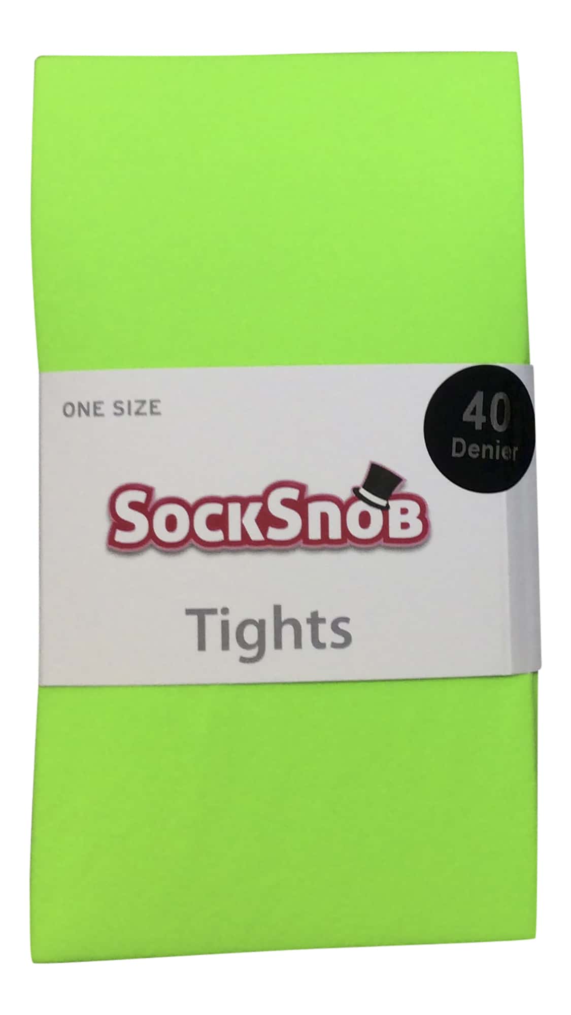 Sock Snob Damstrumpbyxor 40 denier i ljusa färger med ogenomskinlig neonfärg – bild 2