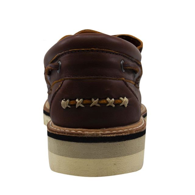 Selbyville 3 Eye Brown Läder Lace Up Herr Båtskor A1JEL 2