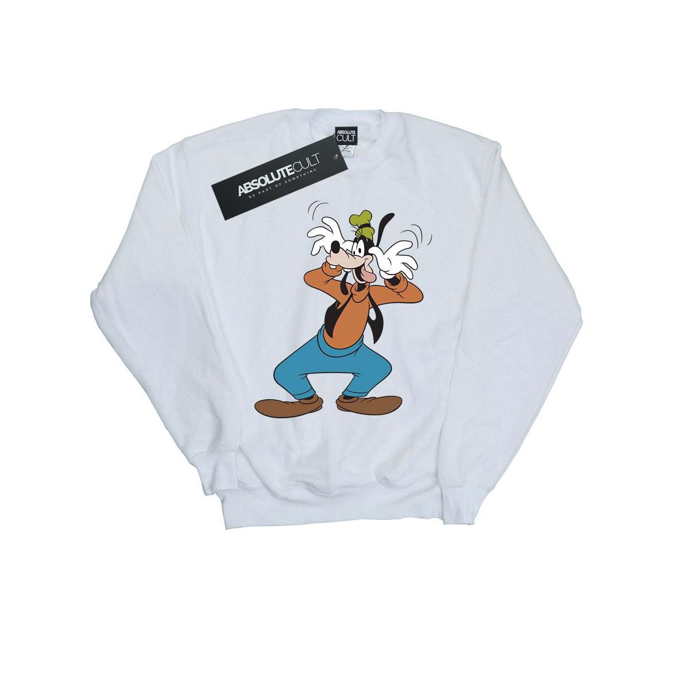 Thumbnail - Disney - "Crazy" Sweatshirt für Herren (Weiß)