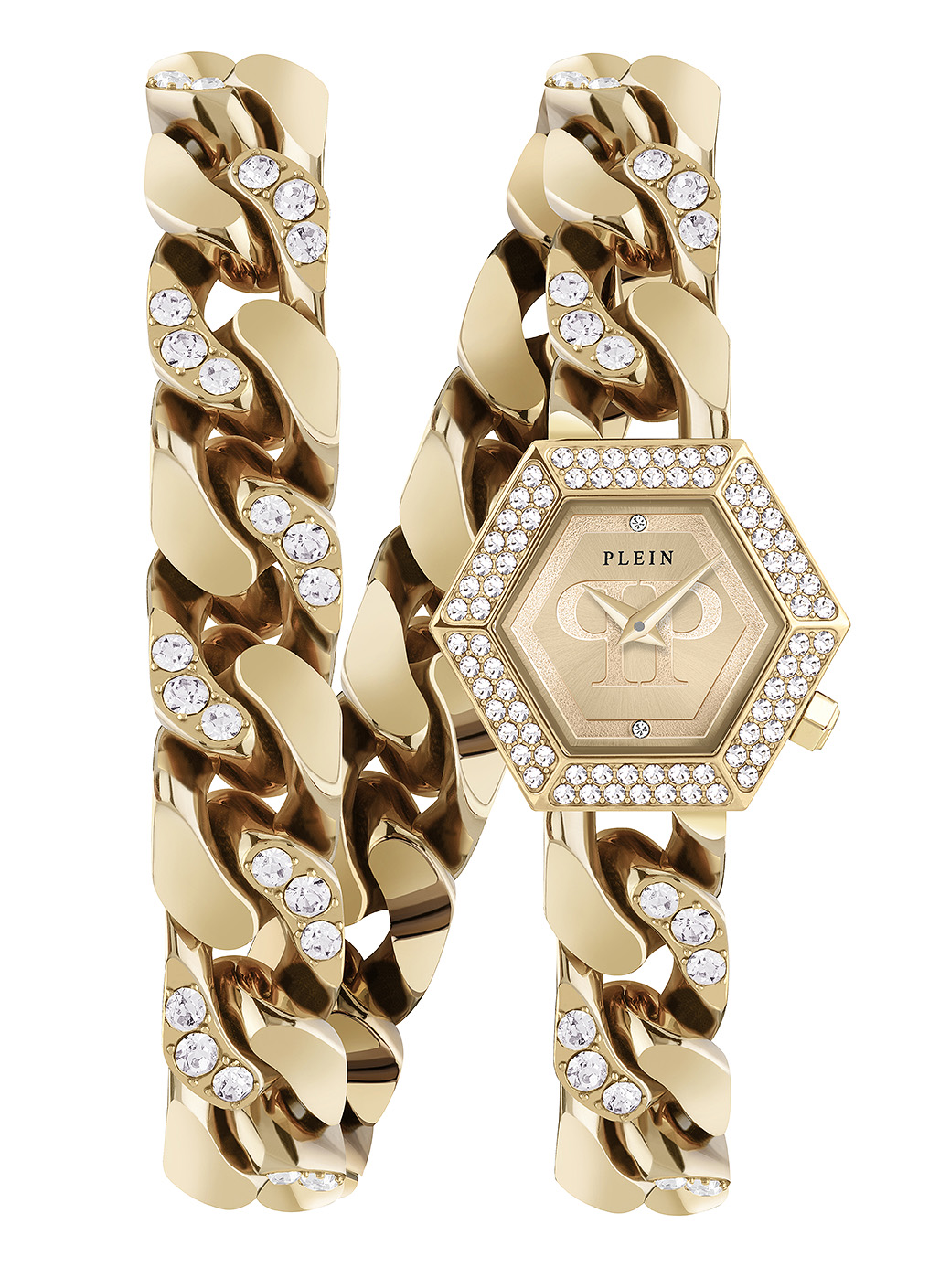 The Hexagon Groumette Damklocka i Guld PWWBA0523