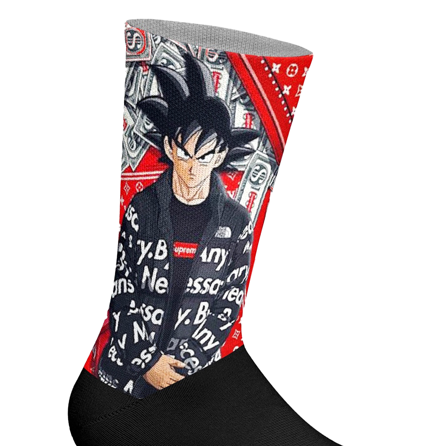 Jenes Socks Unisex Elastiska tryckta långstrumpor herr – bild 2