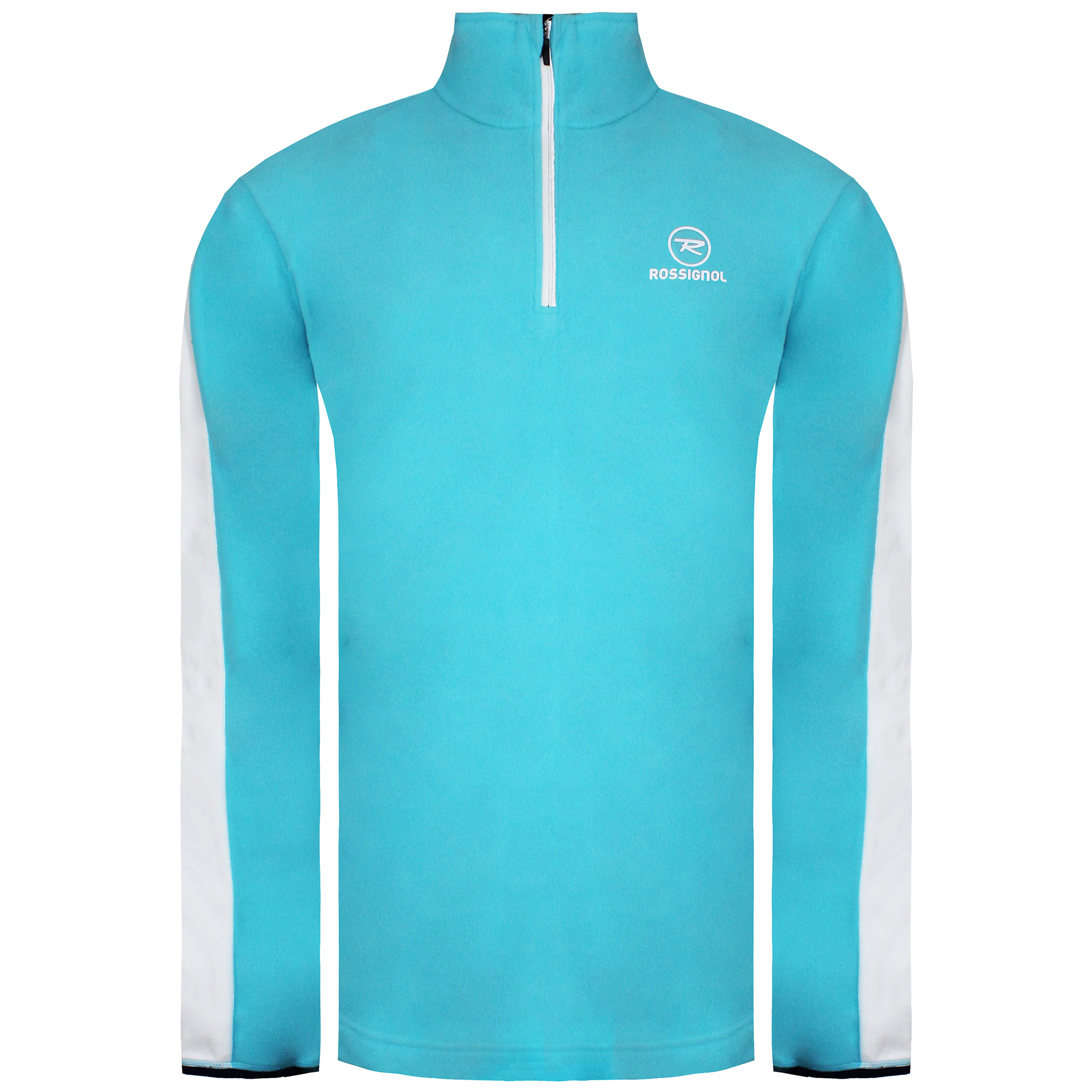 Thumbnail - Rossignol Long Sleeve Halb -Reißverschluss Blue Herren Micro Fleece Sweaters RL3ML12 771