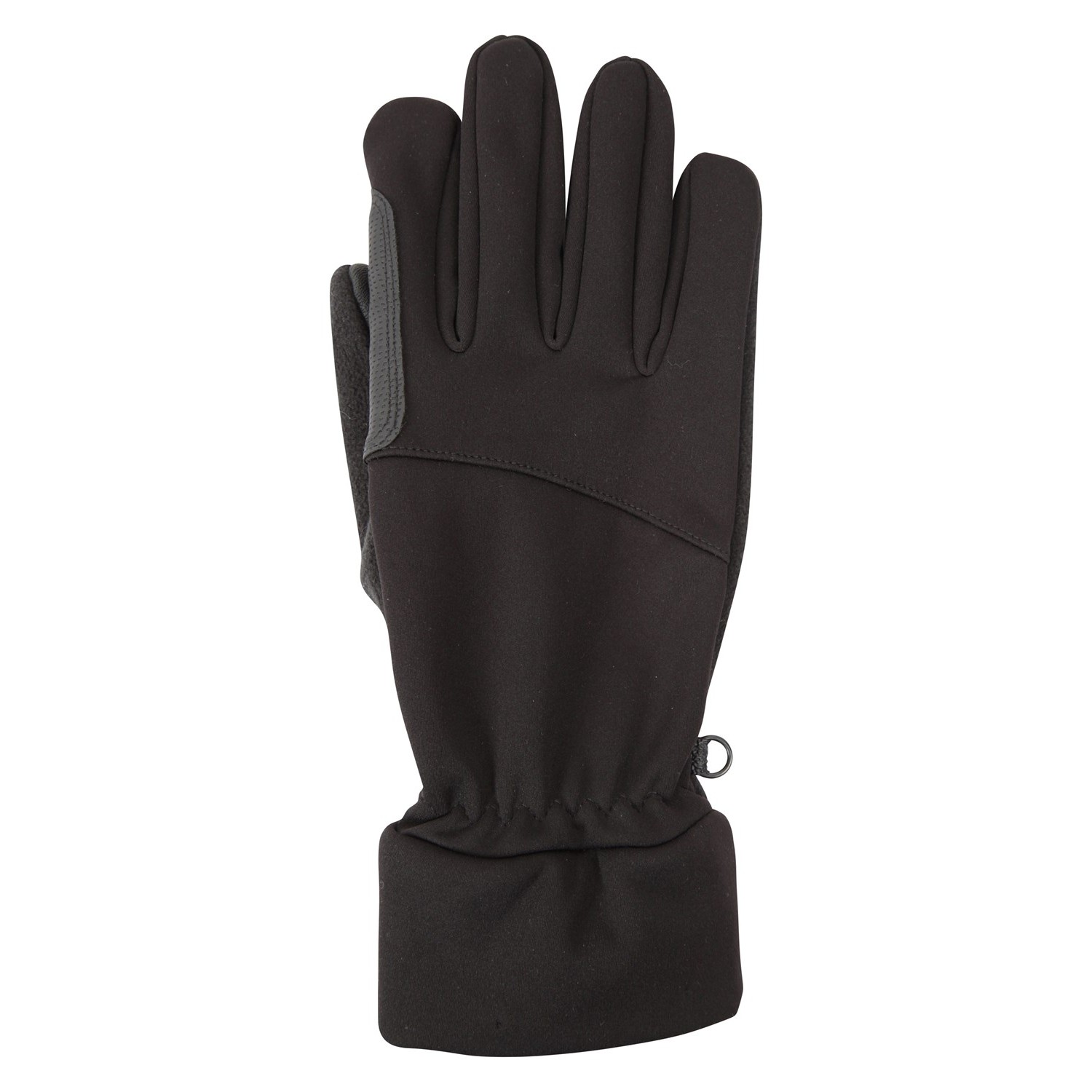 Mountain Warehouse Womens/Ladies Softshell Touch Gloves (Black) - Size Large