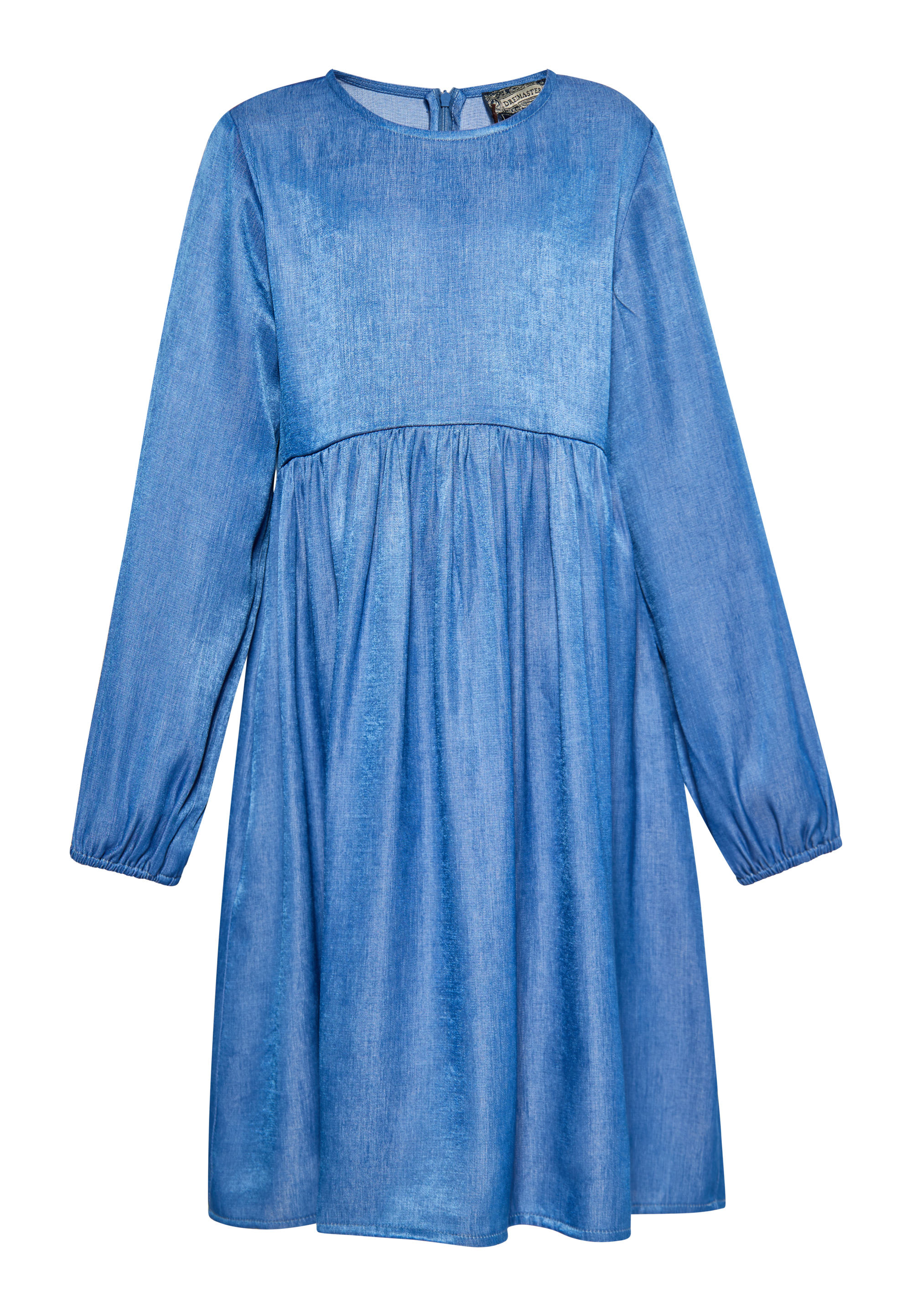 Thumbnail - Dreimaster Kleid Mädchen (Kids) hellblauer Denim