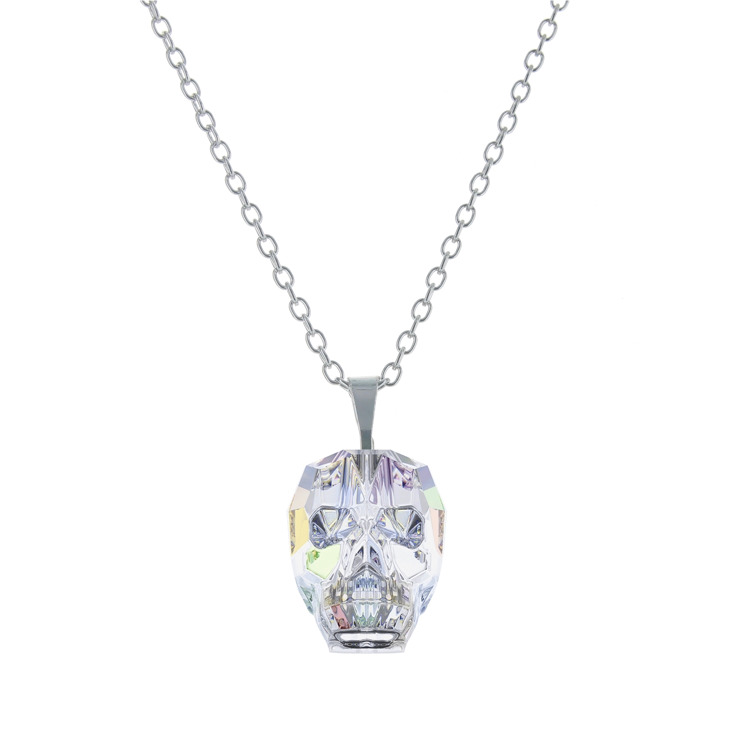 Thumbnail - Halskette Skull mith Swarovski-Kristallen