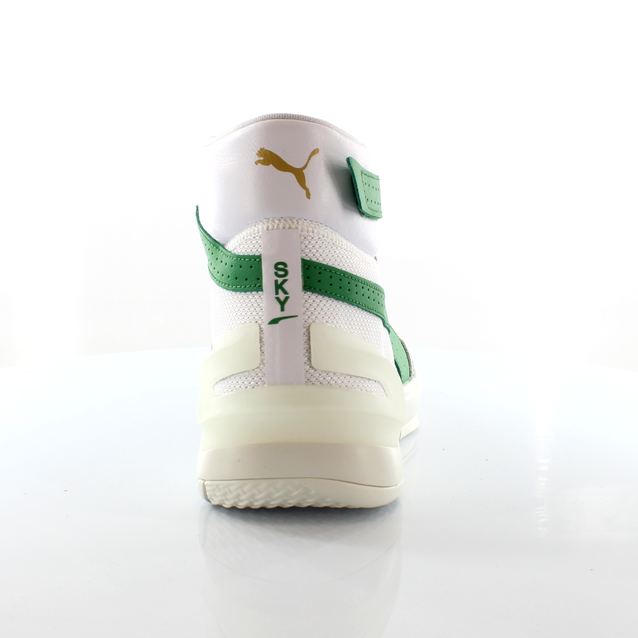 Puma Sky Modern Hi White Lace Up herrtränare basketskor 194042 02 – bild 2