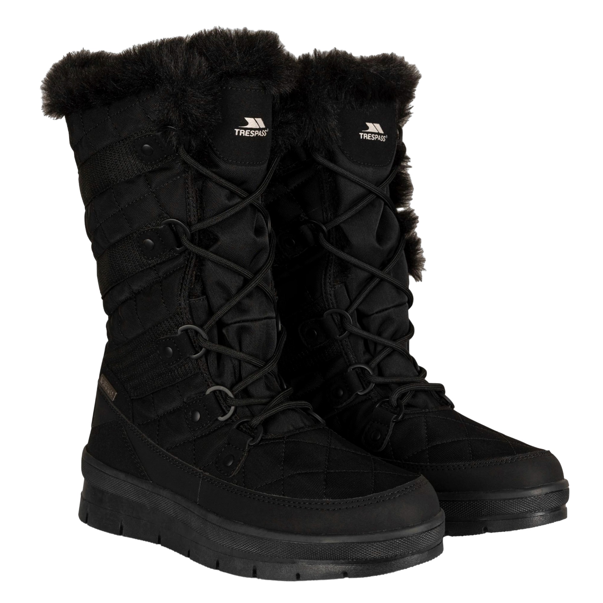 Trespass Womens/Ladies Evelyn Snow Boots (Black) - Size UK 5