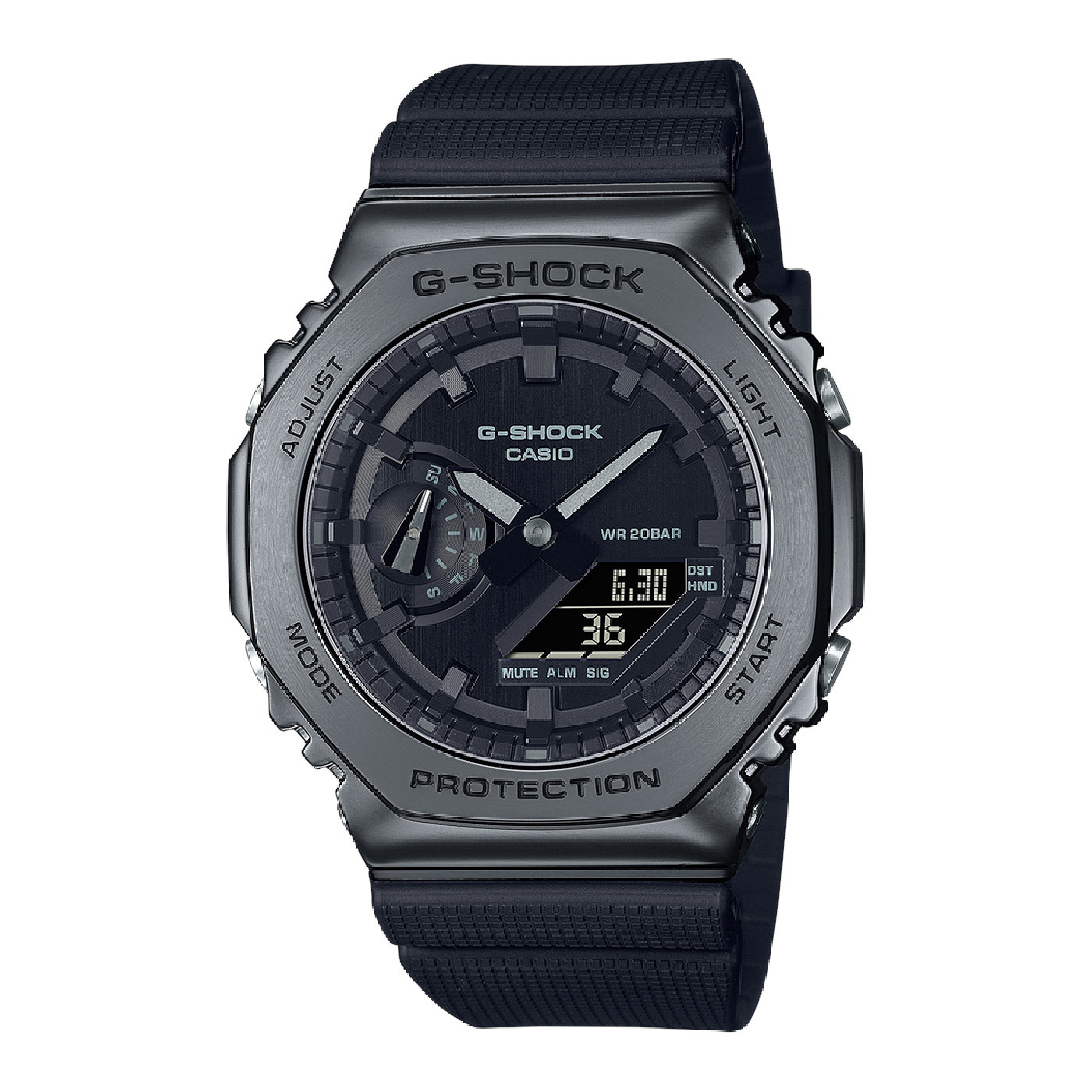 Thumbnail - Casio G-shock Schwarz Herren Armbanduhr GM-2100BB-1AER