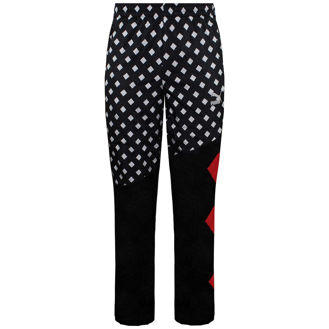 Puma x Alife ARC Stretch Midja Tryckt Svart/Röd Träningsbyxor för herrar 568228 BLACK – bild 2