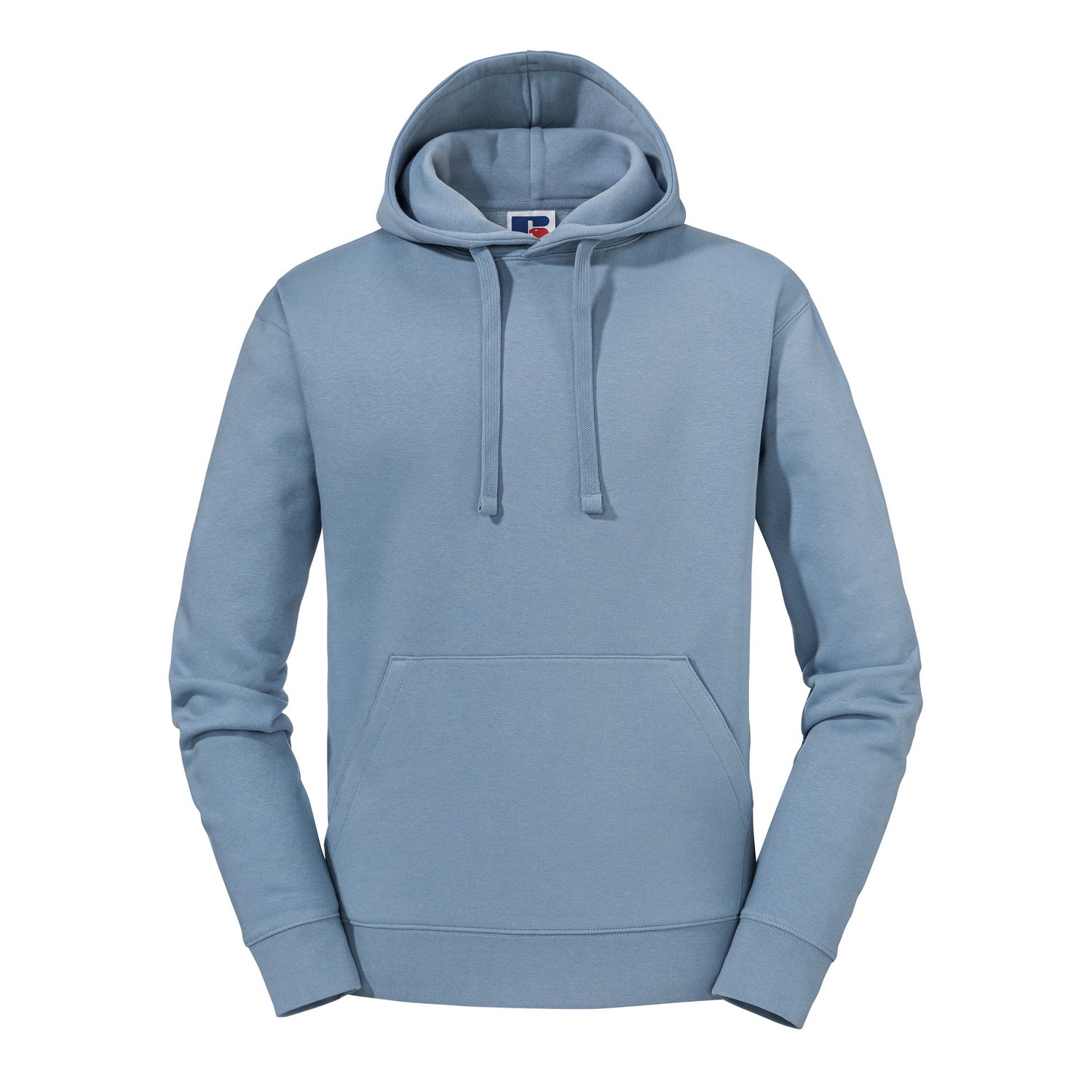 Russell Mens Authentic Hoodie (Mineralblått)