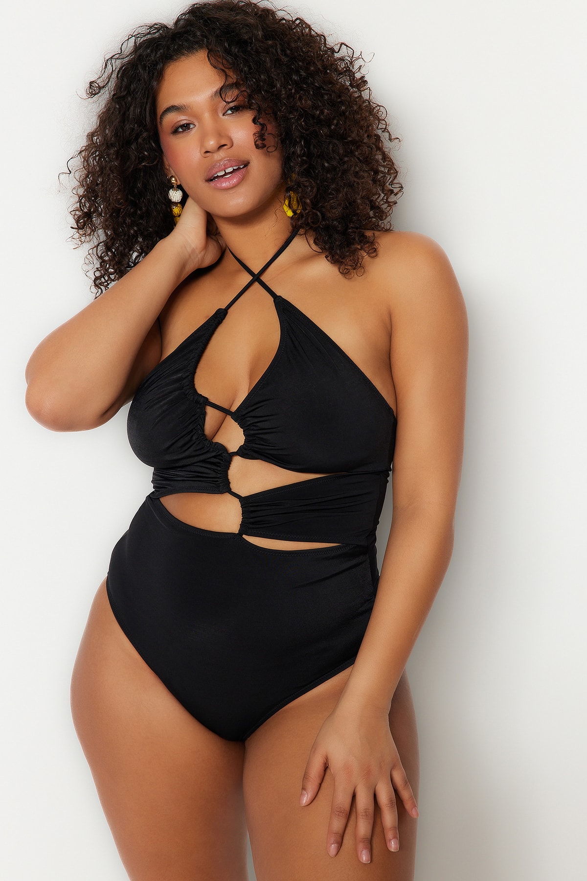 Trendyol Curve Trendyol Dam Plus Size Baddräkt – bild 2
