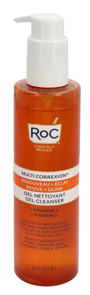 Roc Multi Correxion Revive & Glow Vitamin C Gelrengöring 177 Ml