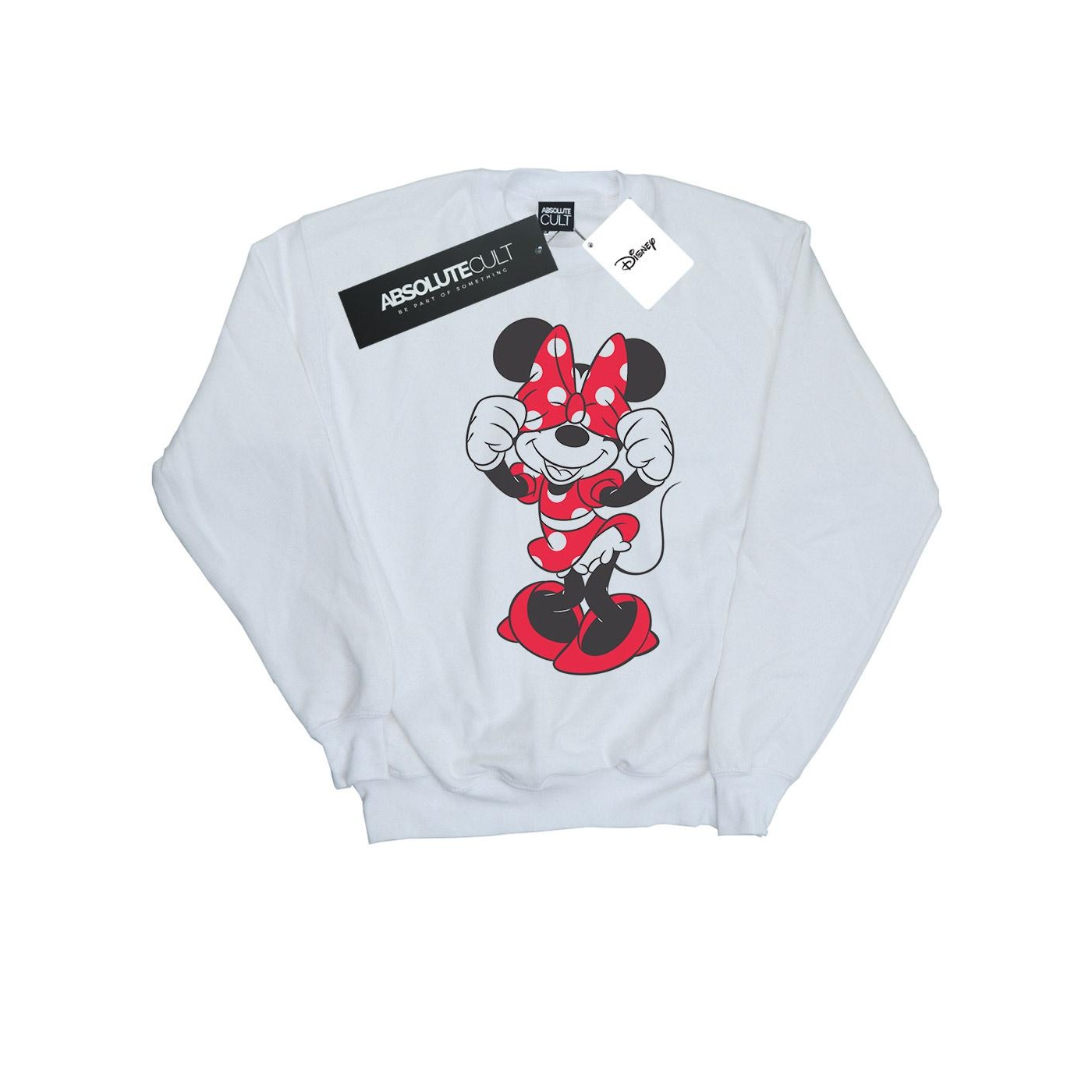 Thumbnail - Disney - "Minnie Mouse Bow Eyes" Sweatshirt für Mädchen (Weiß)