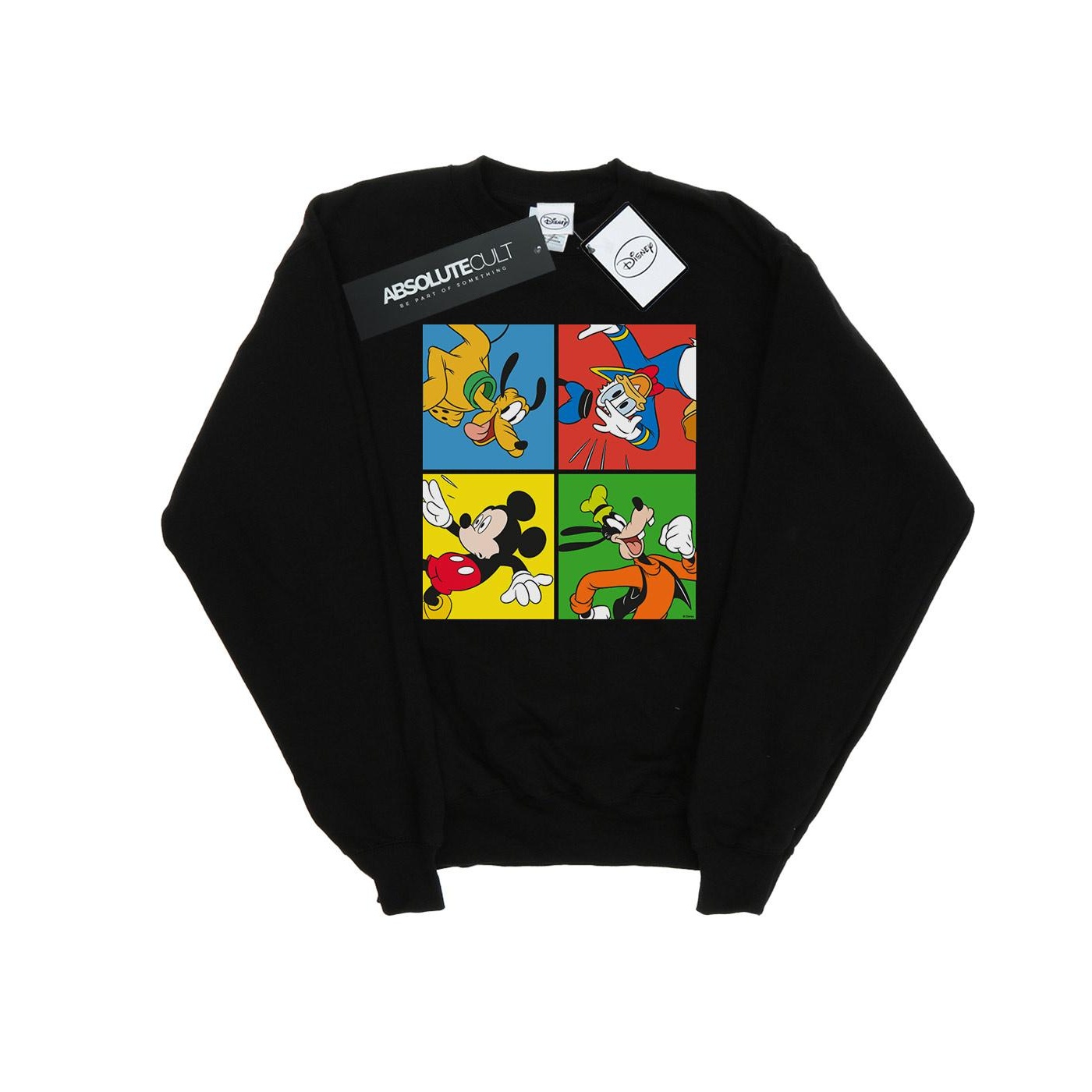 Thumbnail - Disney - "Mickey Mouse Friends" Sweatshirt für Herren (Schwarz)