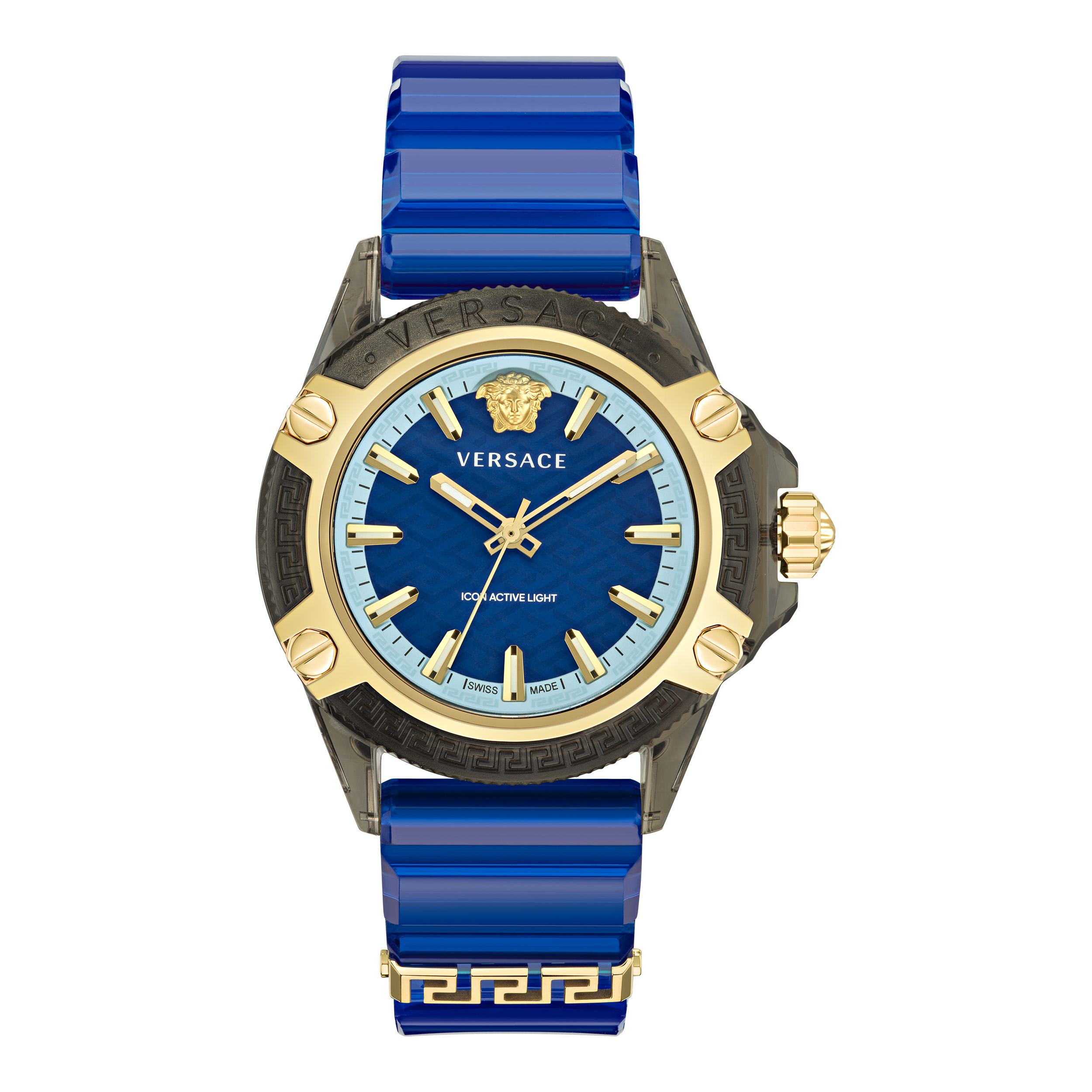 Thumbnail - Versace Icon Active Blau Unisex Armbanduhr VE6E00323