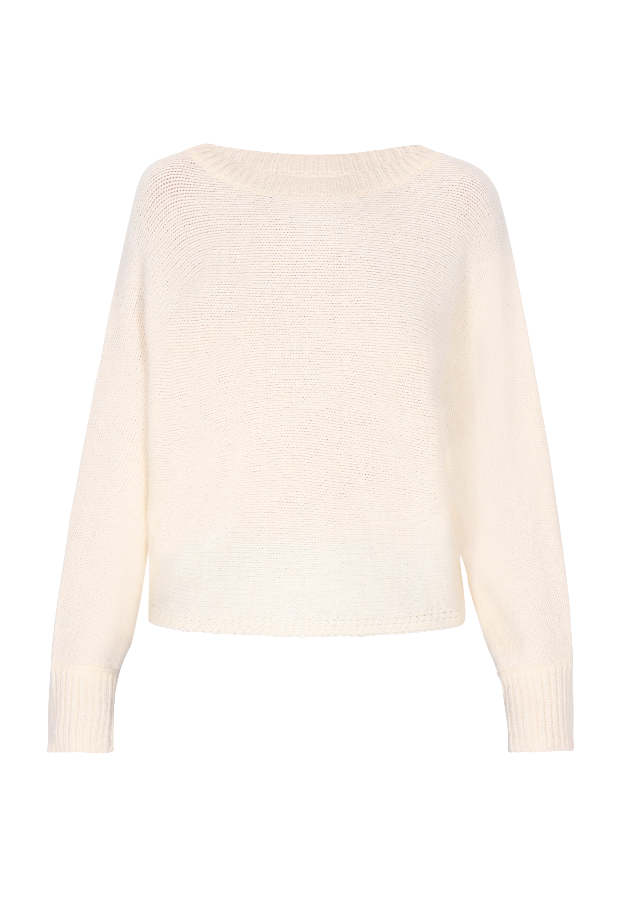Thumbnail - Dreimaster Pullover Damen Wollweiss