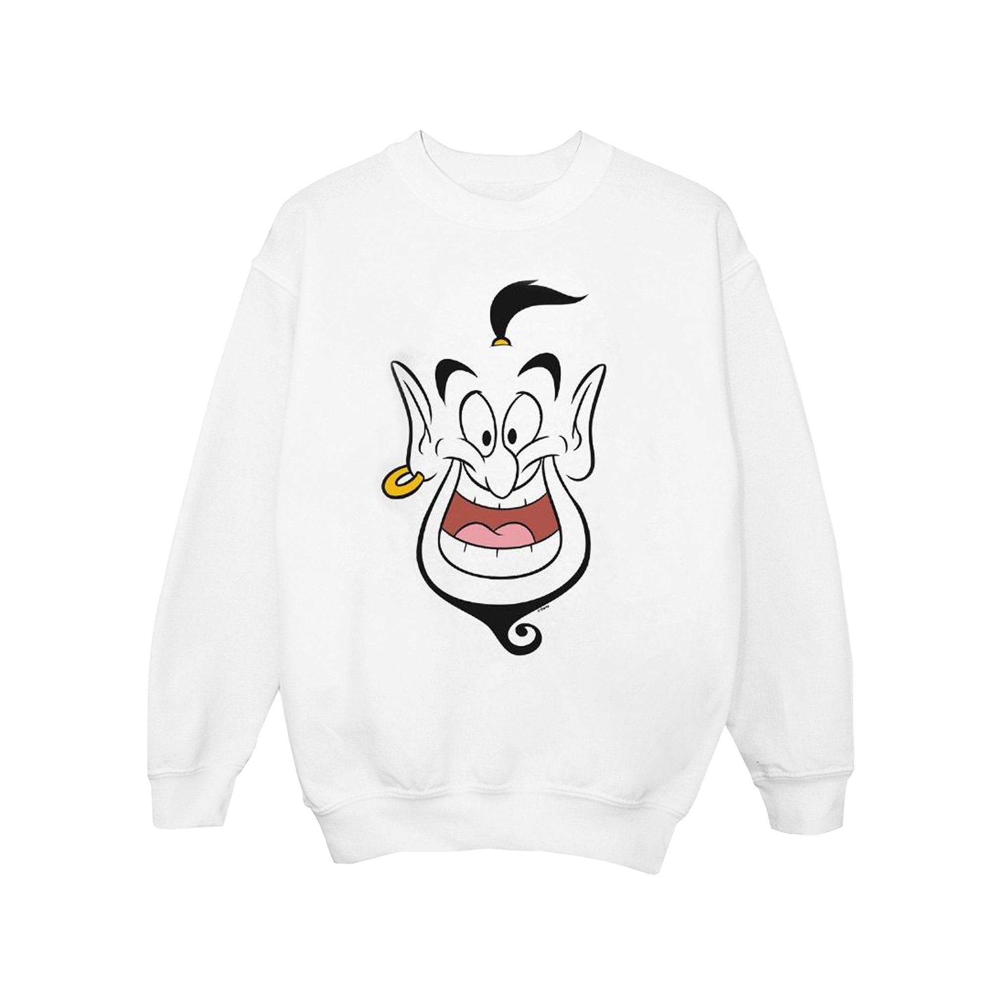 Thumbnail - Disney - "Aladdin Genie Face" Sweatshirt für Mädchen (Weiß)