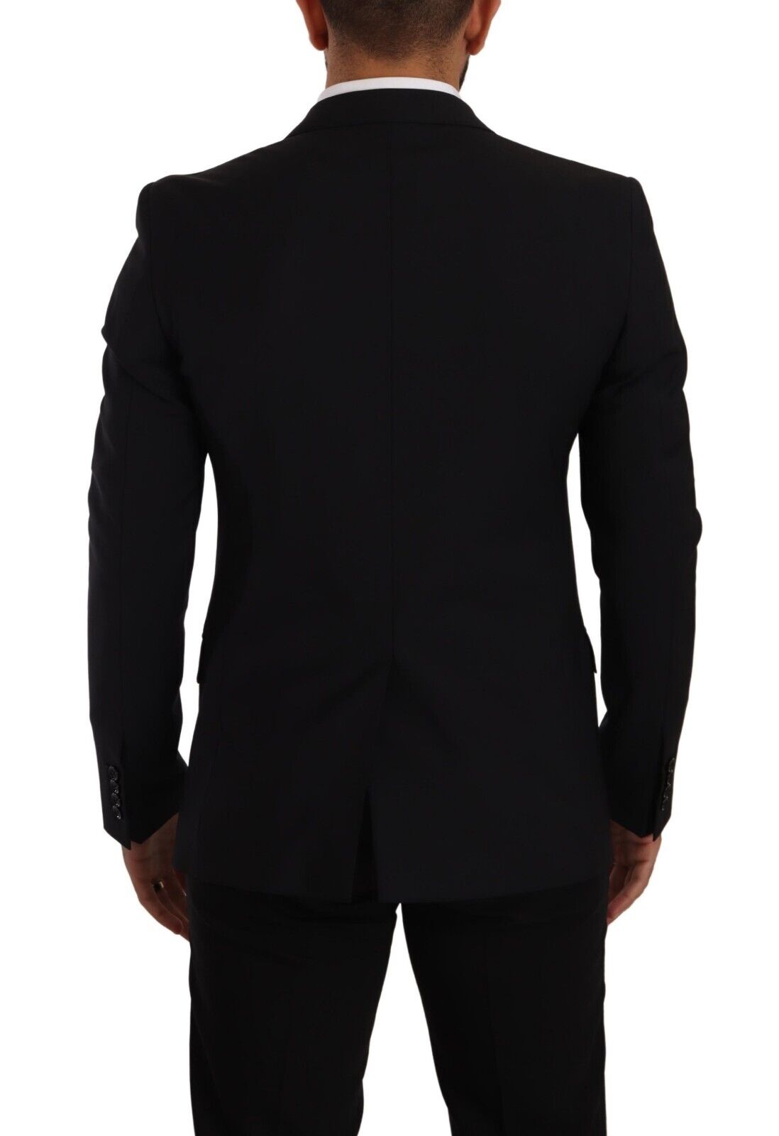 Dolce&Gabbana Herrars svart slim fit väst 2-knapp MARTINI kavaj – bild 2
