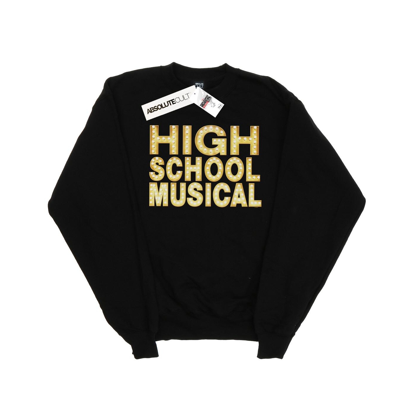 Thumbnail - Disney - "High School Musical The Musical Lights Logo" Sweatshirt für Mädchen (Schwarz)