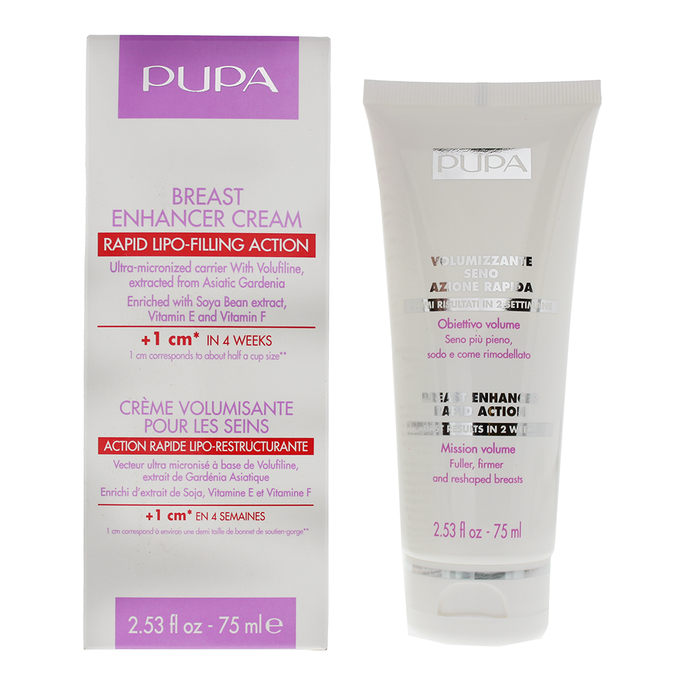 Pupa Womens Breast Enhancer Rapid Action Cream 75ml - One Size