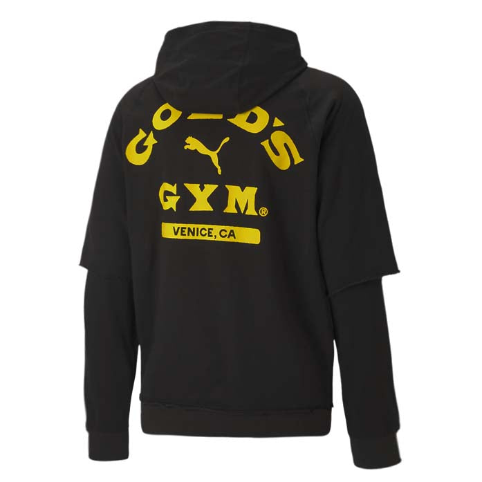 x Gold's Gym Raglan Herr Svart Hoodie 2