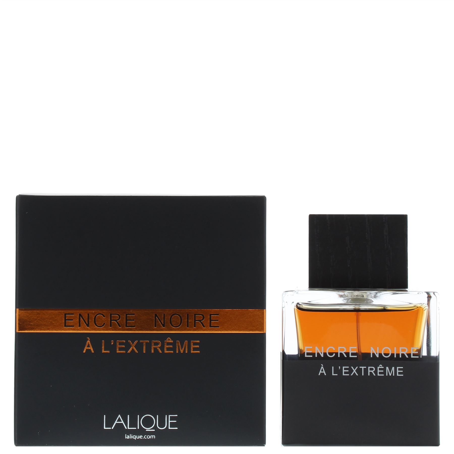 Lalique Mens Encre Noire A L'Extreme Eau de Parfum 100ml Spray For Him - One Size