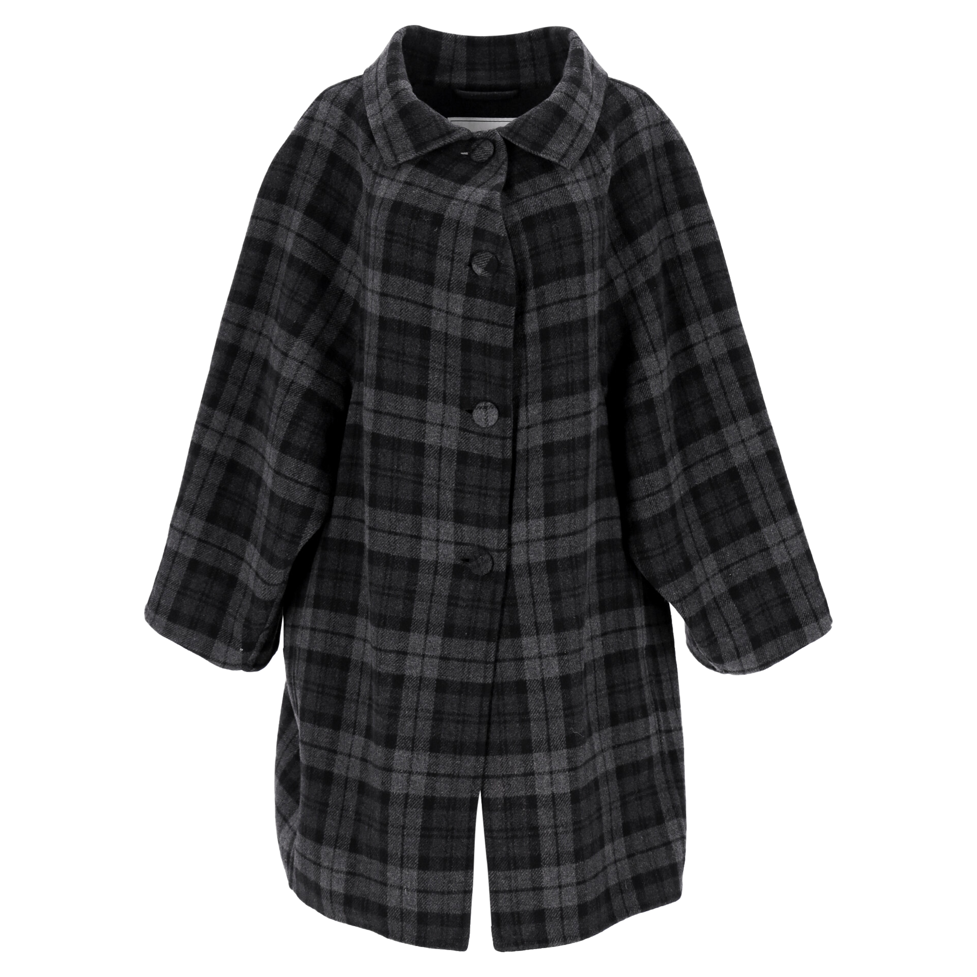 Balenciaga Rutig Flanellrock i Ull