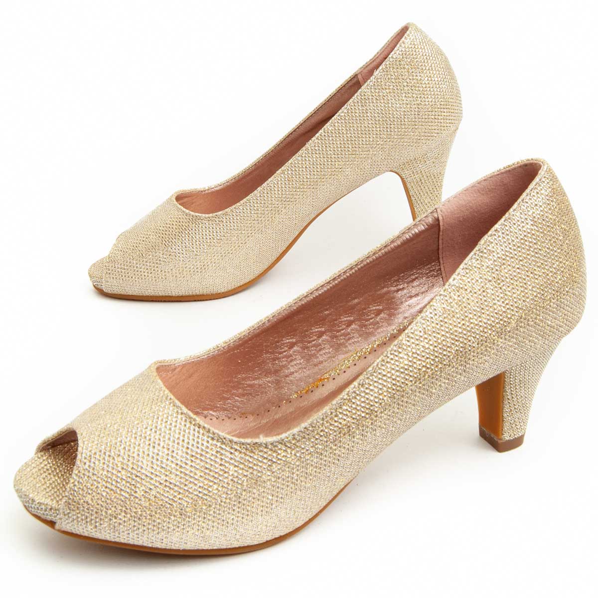 Thumbnail - Montevita Absatzschuh Unne72 in Gold