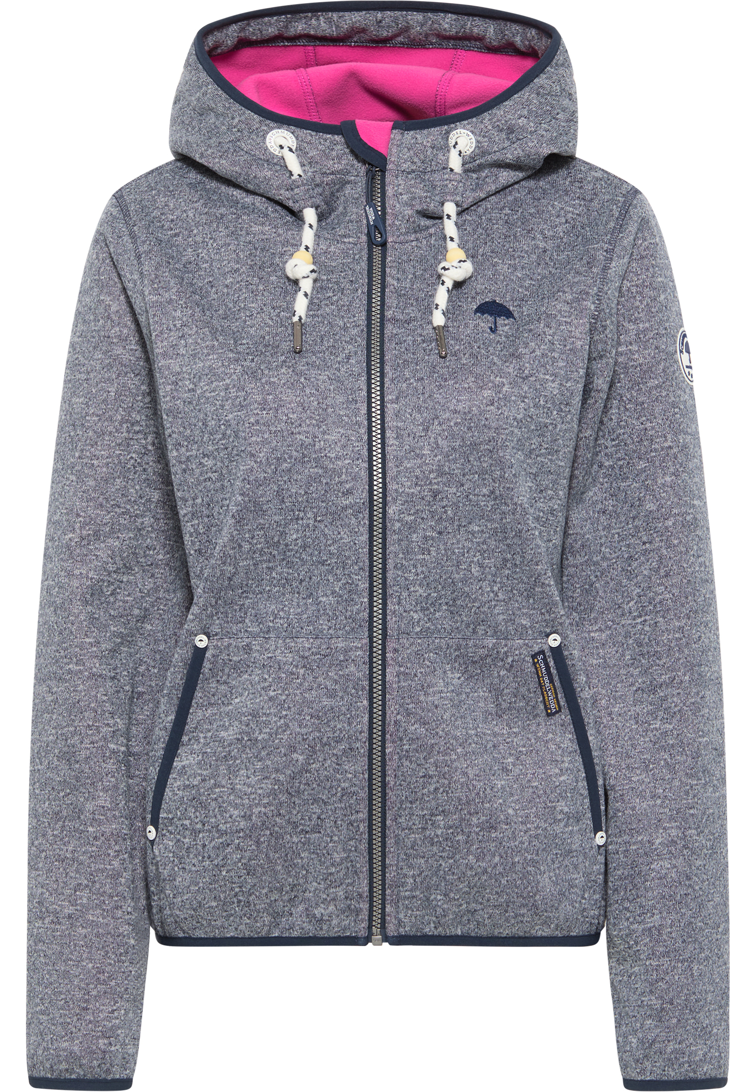 Schmuddelwedda functionele jas Dames marine gem