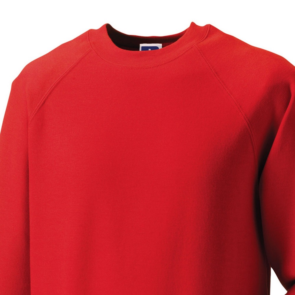 Russell Athletic Russell Unisex Adult Classic Sweatshirt (Ljusröd) dam – bild 2