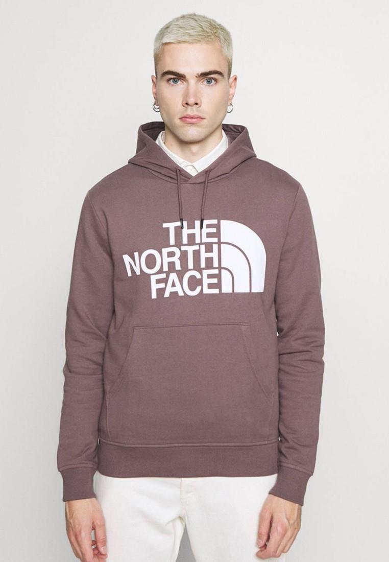 Thumbnail - The North Face Standard Herren Hoodie in Graphit lila