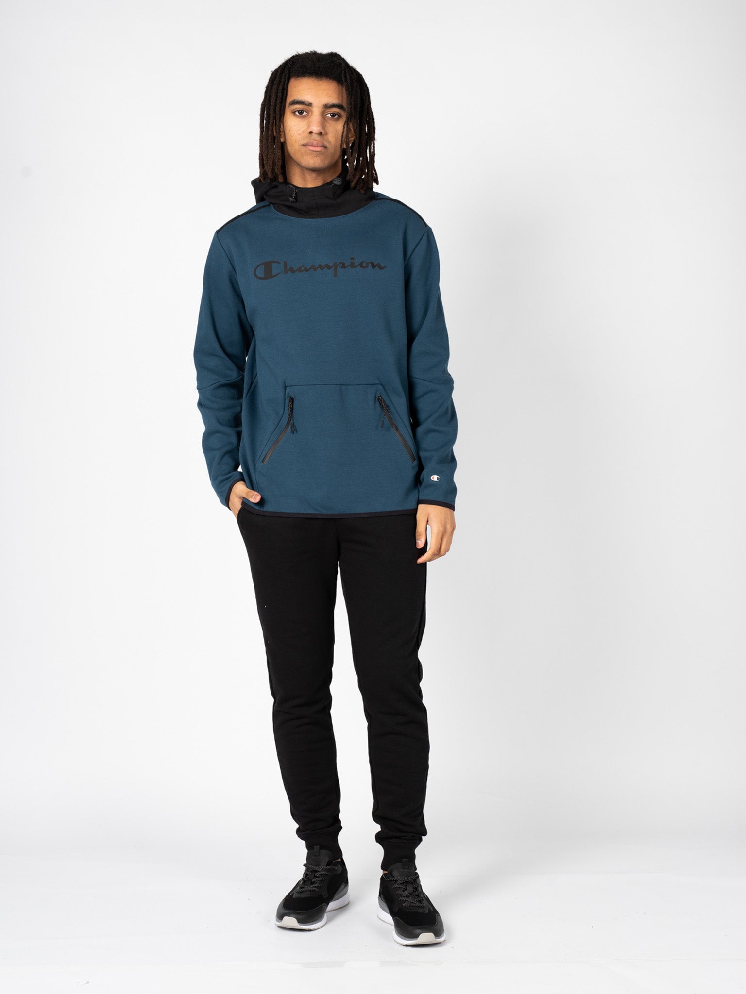 CHAMPION Sweatshirt Svart för män herr – bild 2